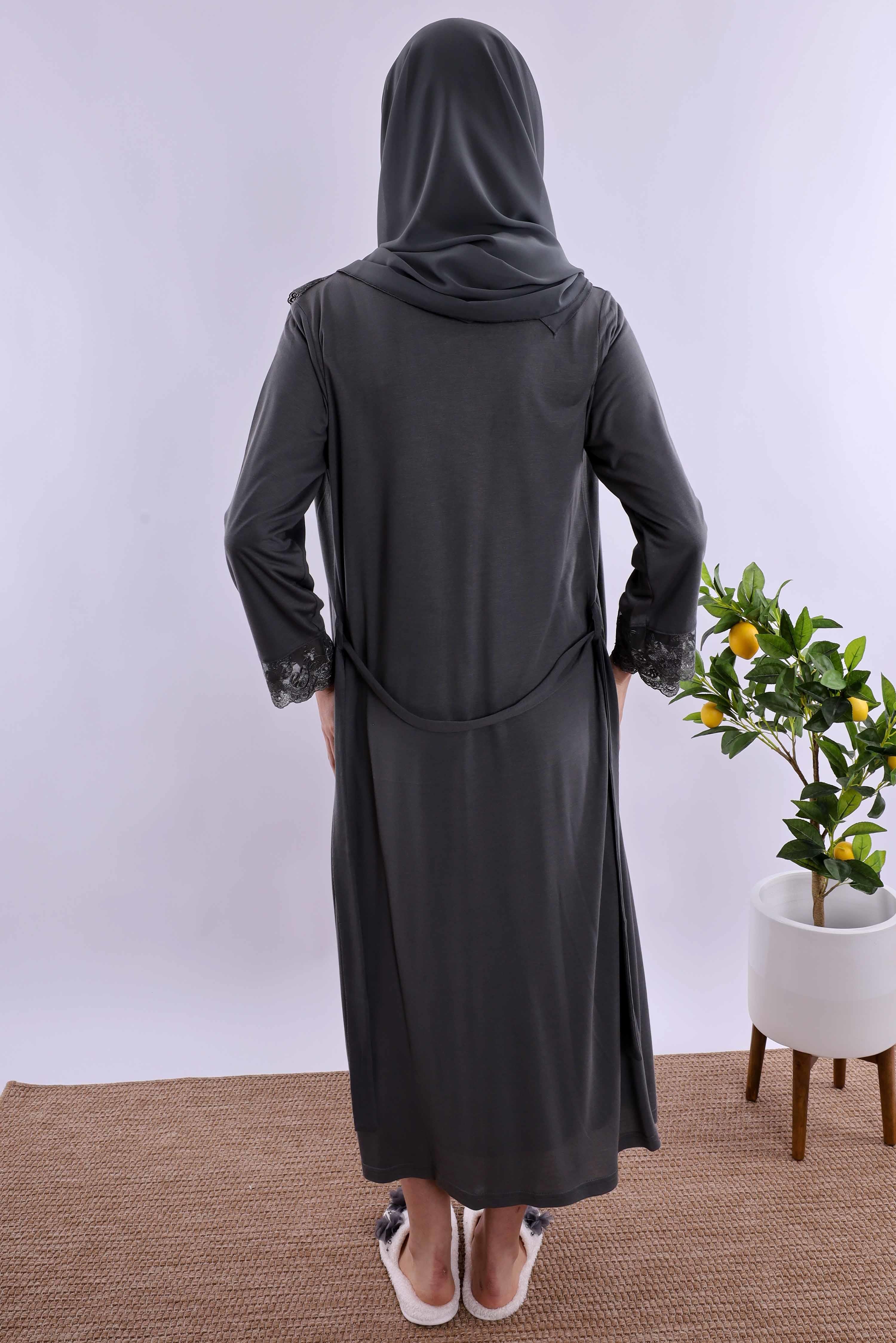 Effortt Füme Tesettürlü Hamile Lohusa Set BYL2T24052