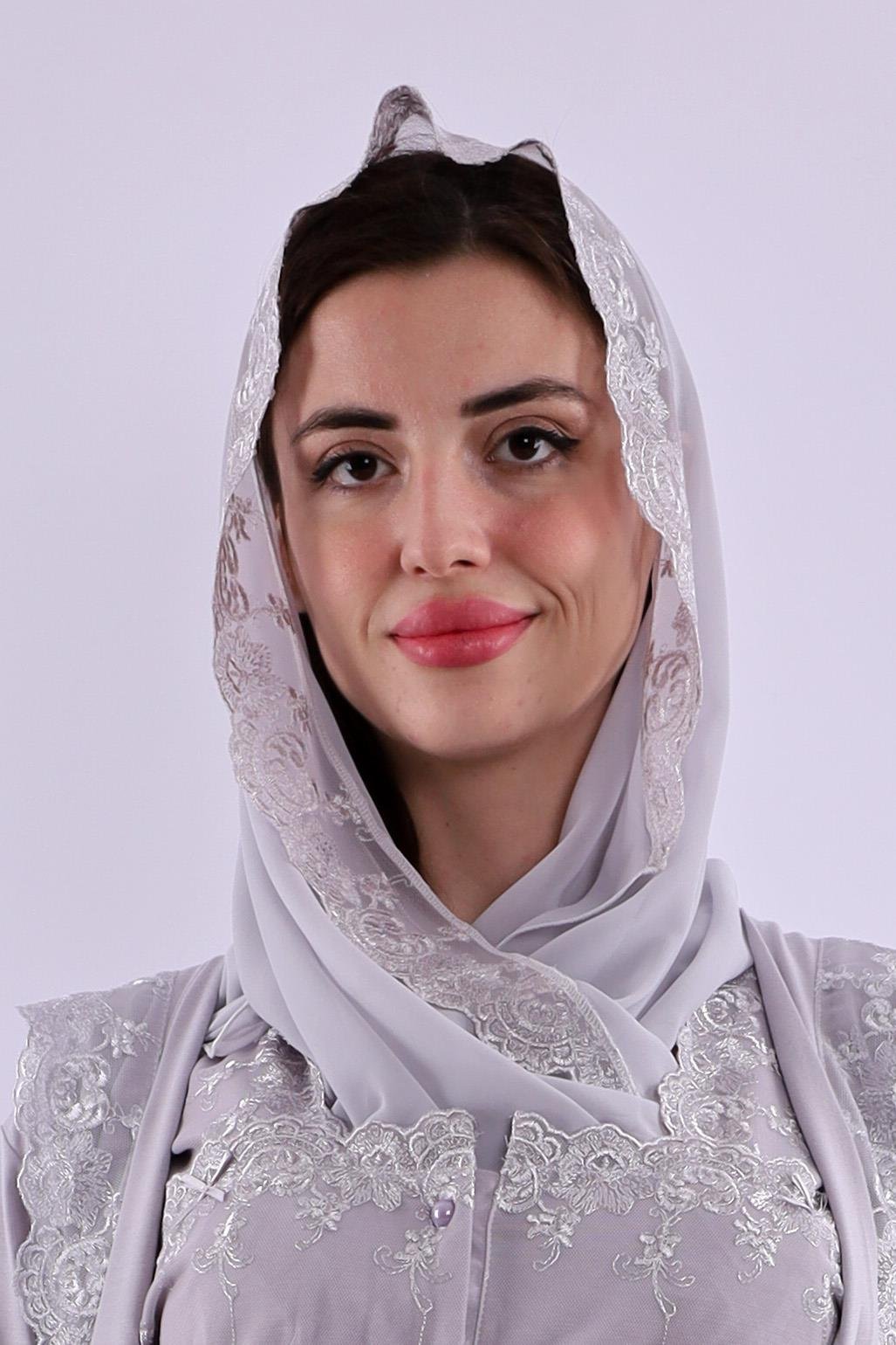 Effortt Gri Hamile Lohusa Mevlüt Şifon Şal