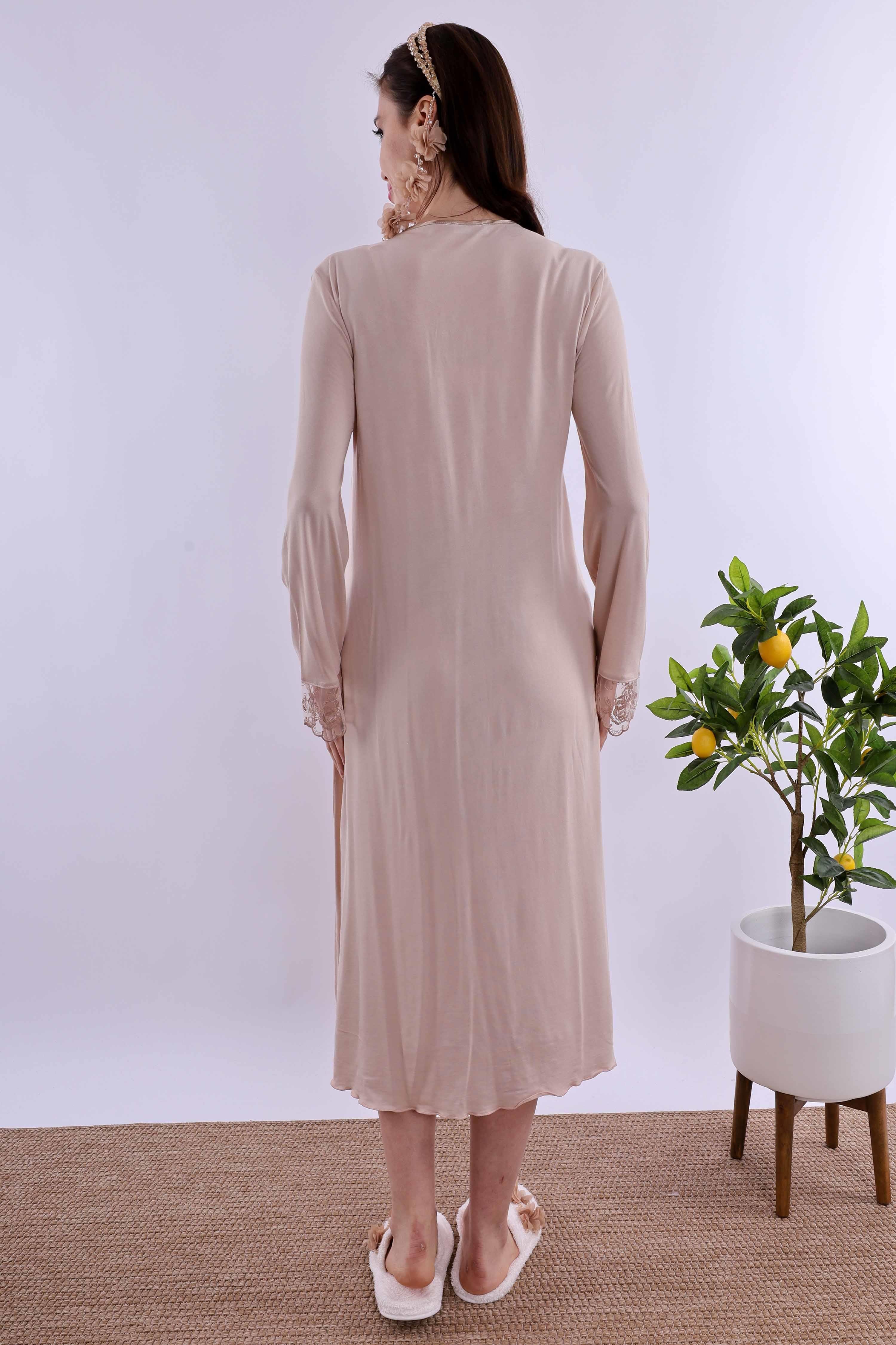 Effortt Kahverengi Hamile Lohusa Set BYL224262