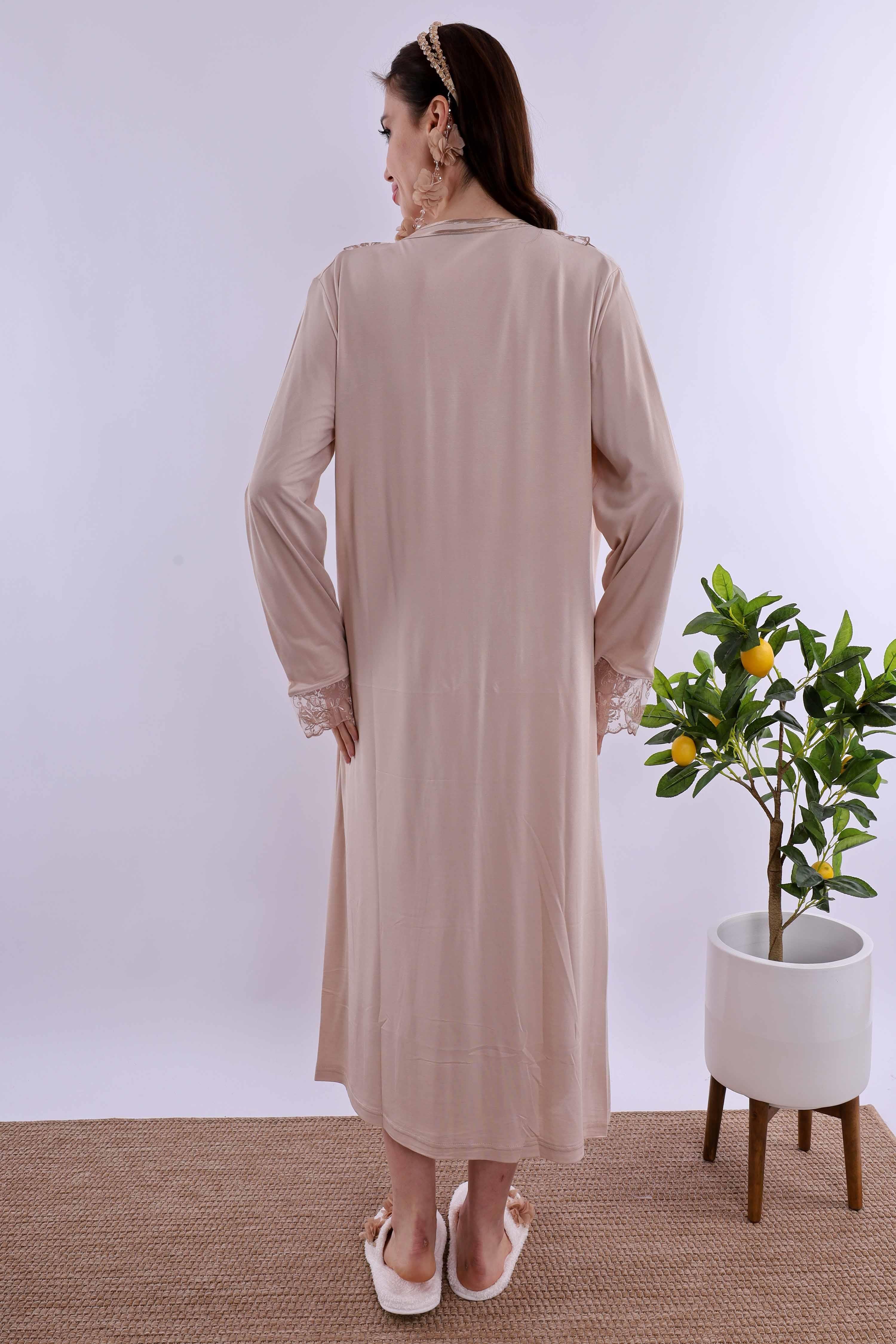 Effortt Kahverengi Hamile Lohusa Set BYL280262