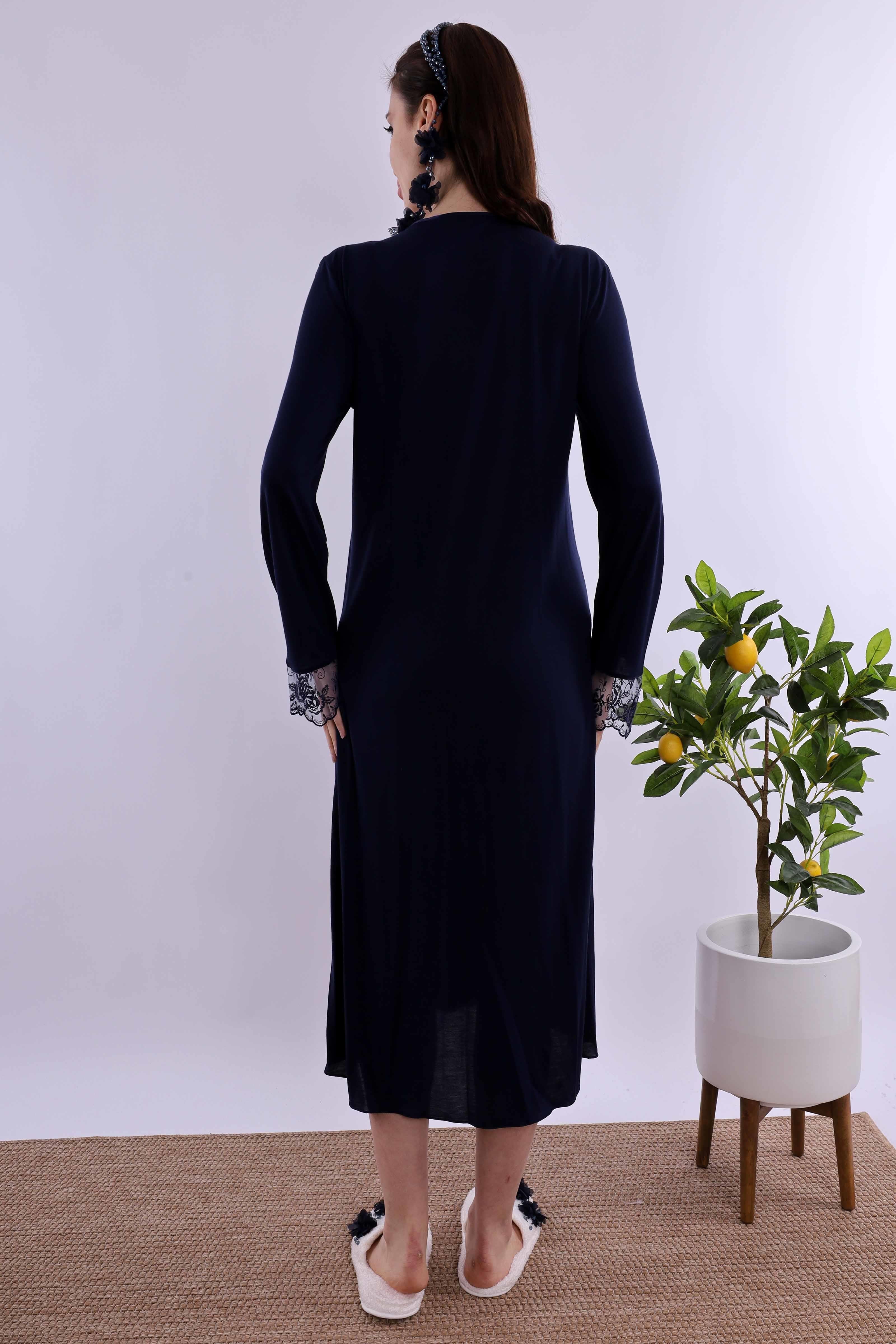 Effortt Lacivert Hamile Lohusa Set BYL224262