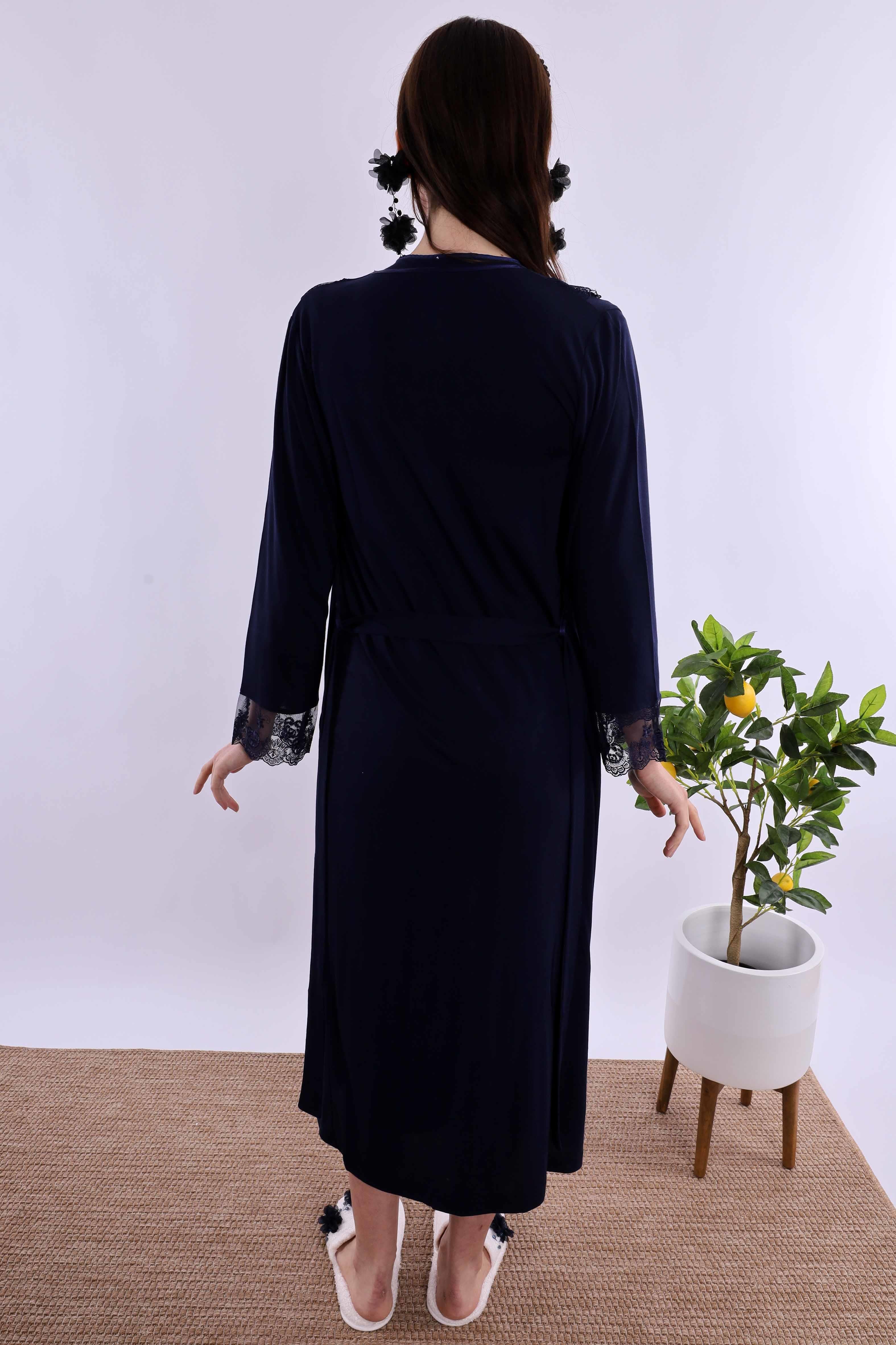 Effortt Lacivert Hamile Lohusa Set BYL224052