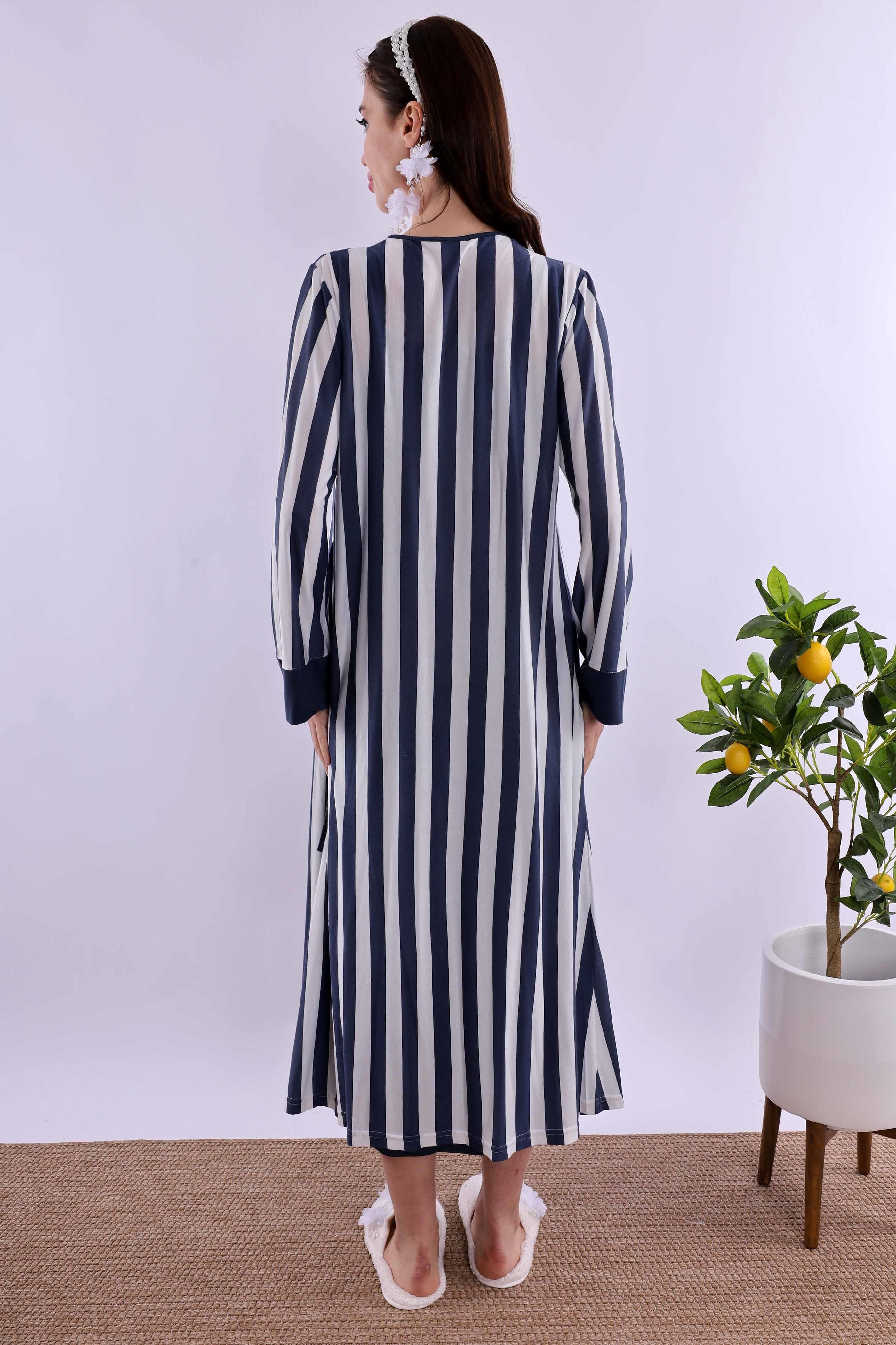 Effortt Lacivert Hamile Lohusa Set BYL290362