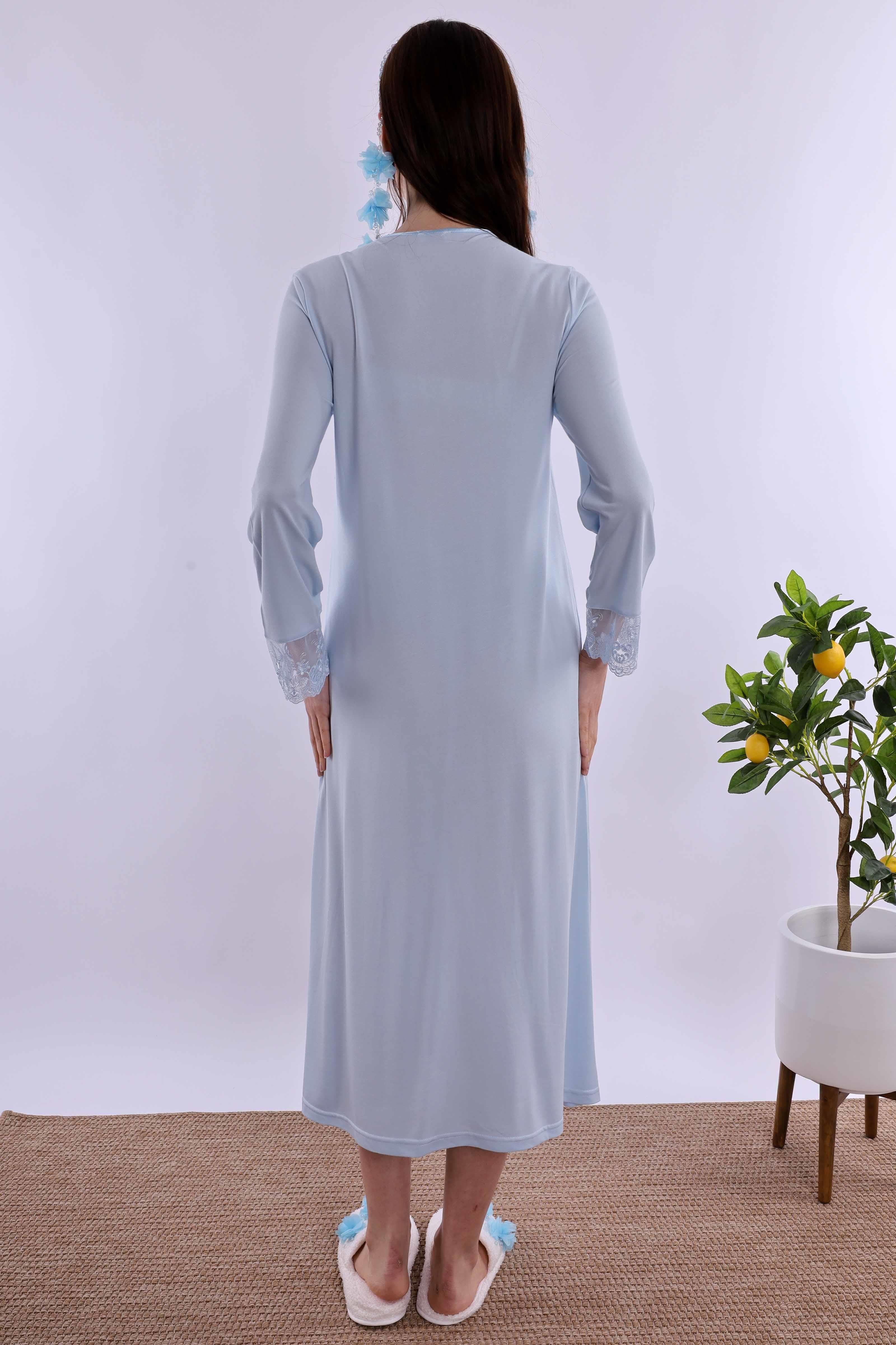 Effortt Mavi Hamile Lohusa Gecelik BYL224042