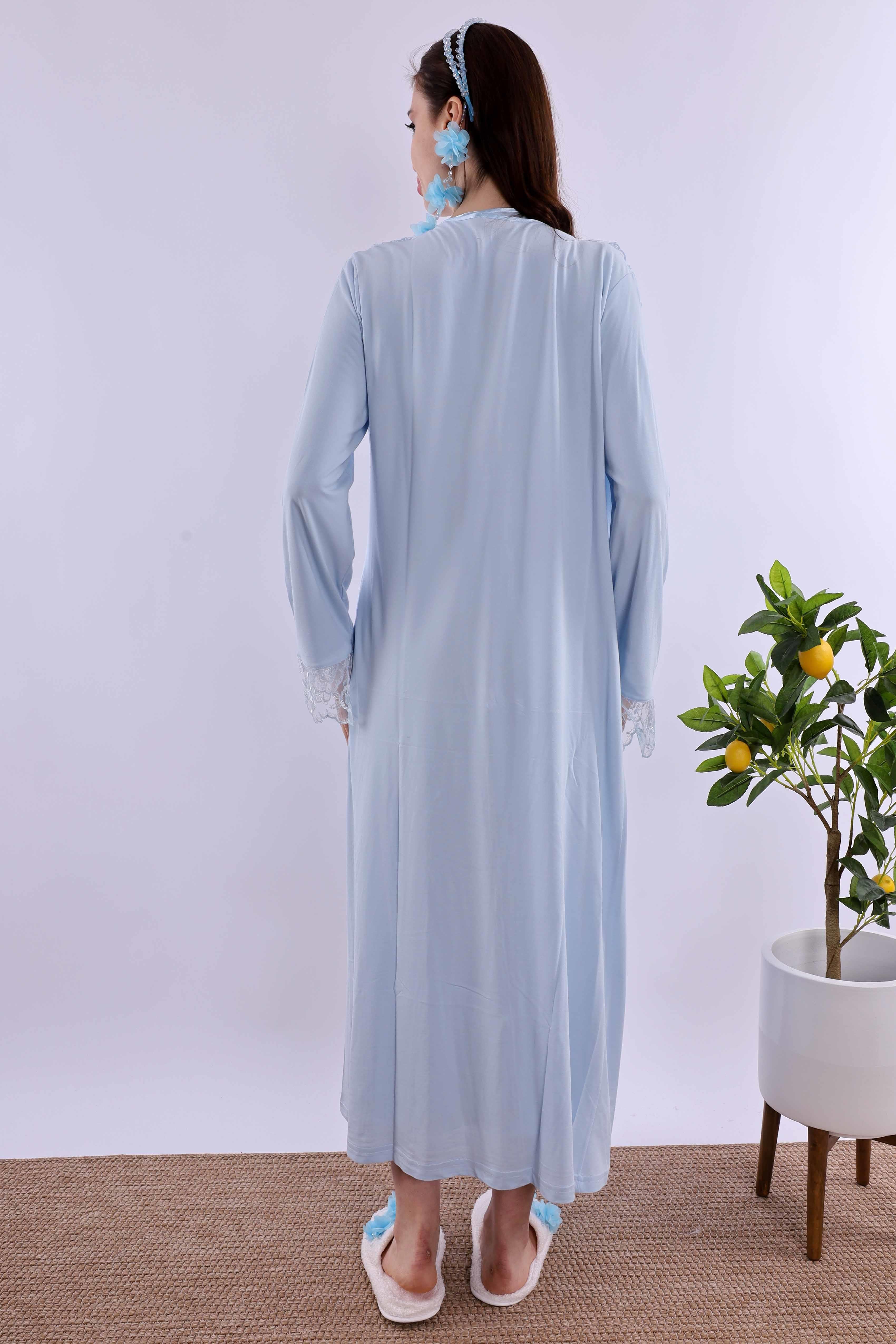 Effortt Mavi Hamile Lohusa Set BYL224262