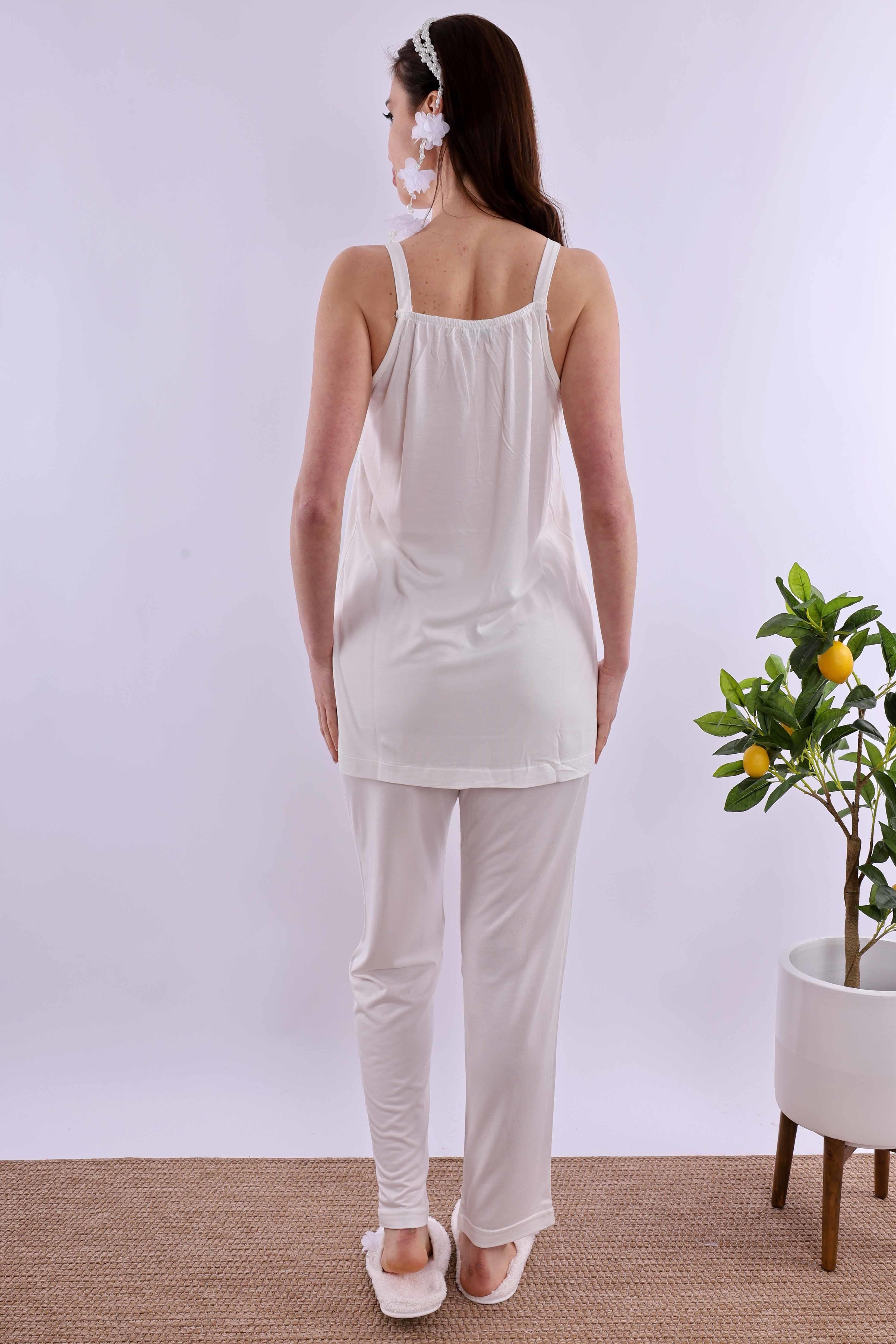 Effortt Mavi/Ekru Hamile Lohusa Set BYL290362