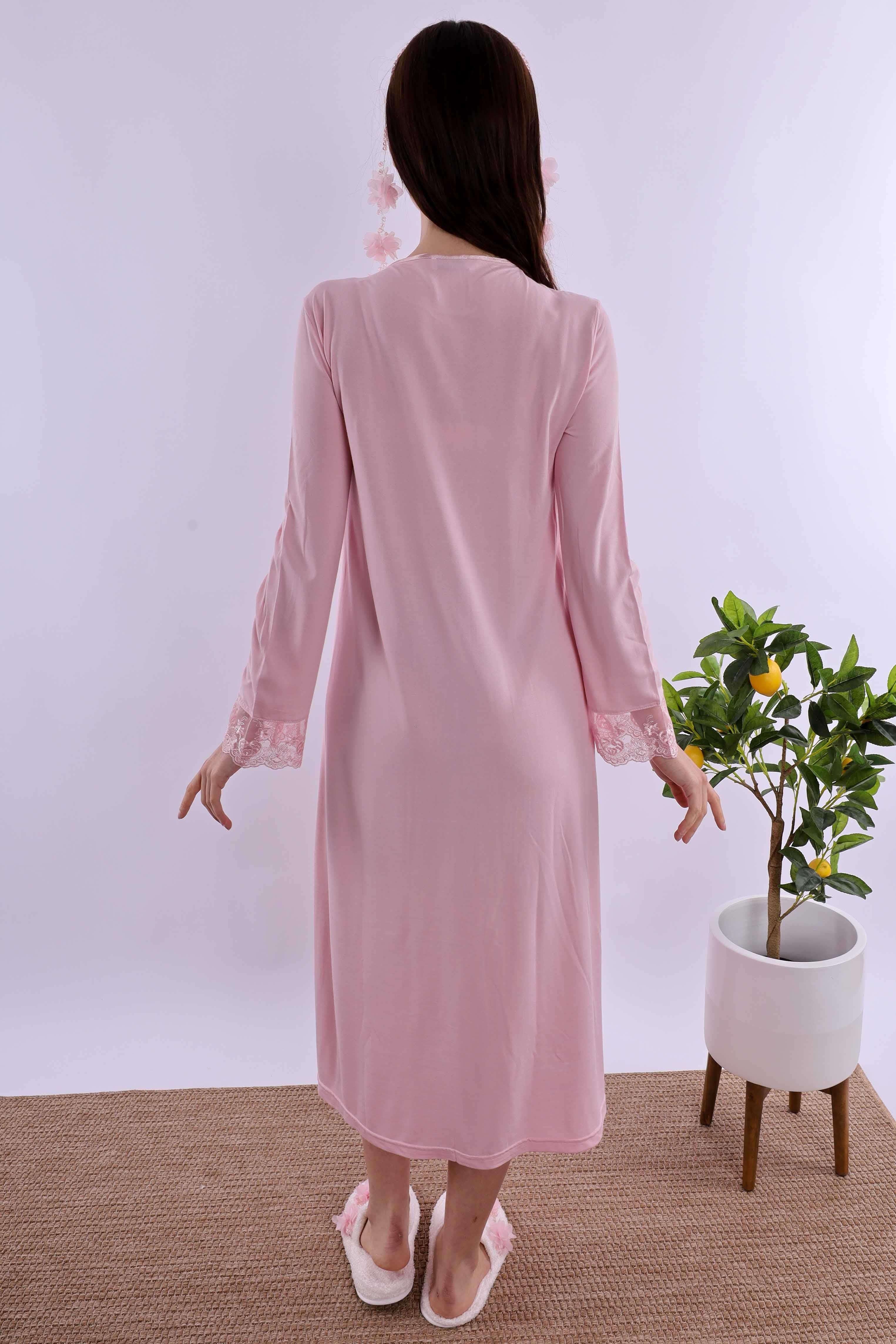 Effortt Pembe Hamile Lohusa Gecelik BYL224042