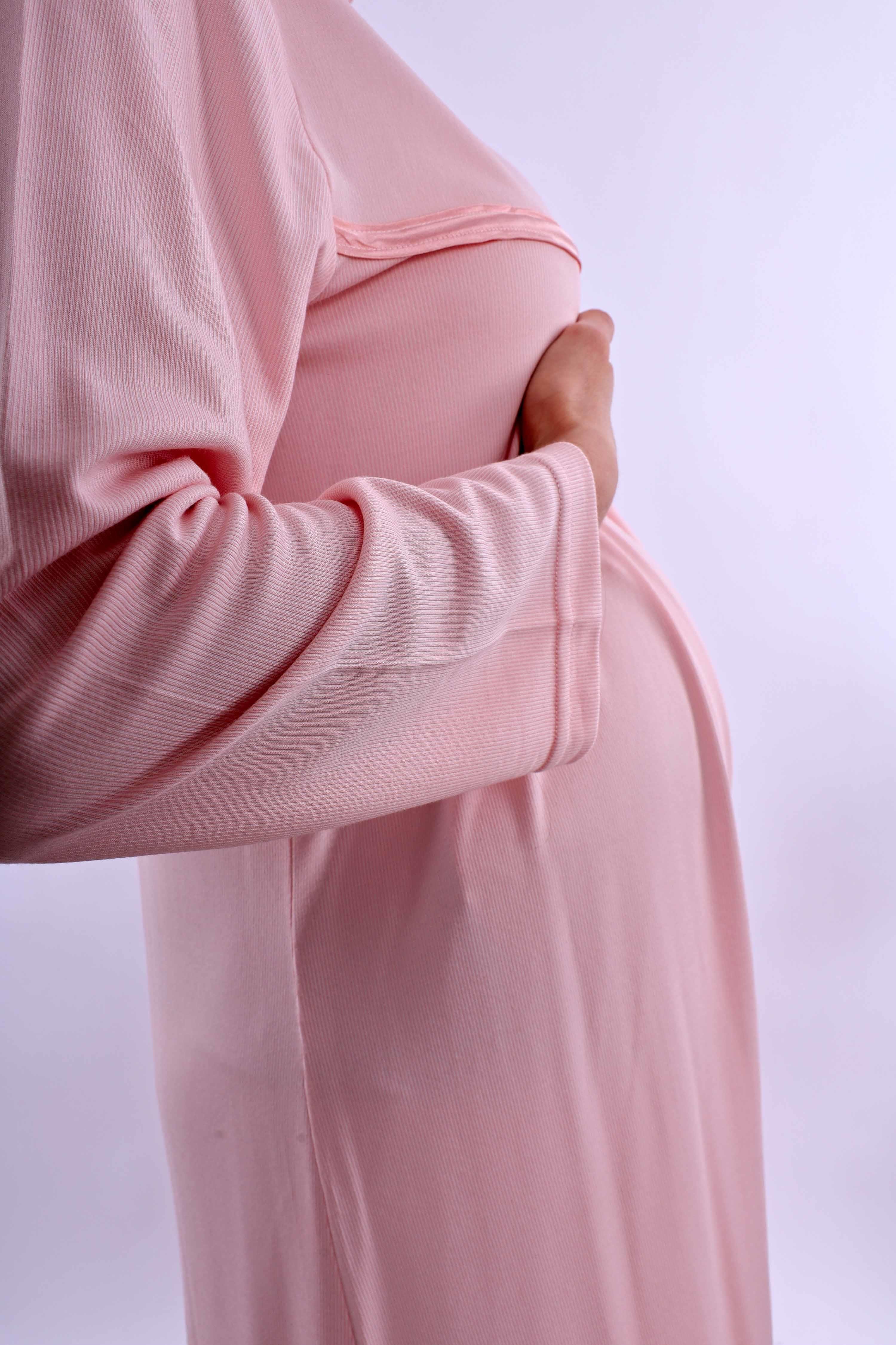 Effortt Pembe Hamile Lohusa Gecelik BYL240332