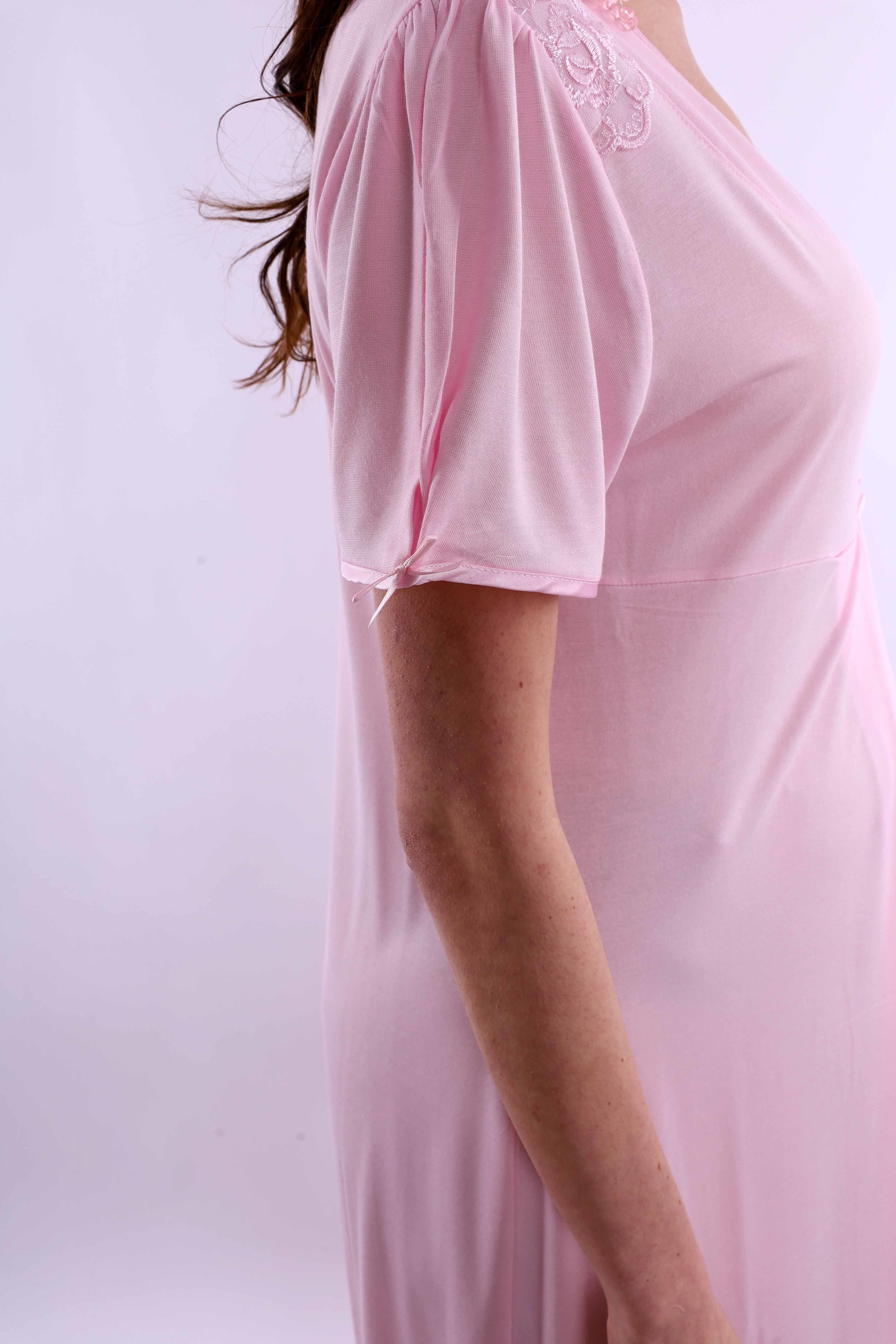 Effortt Pembe Hamile Lohusa Gecelik BYL280232