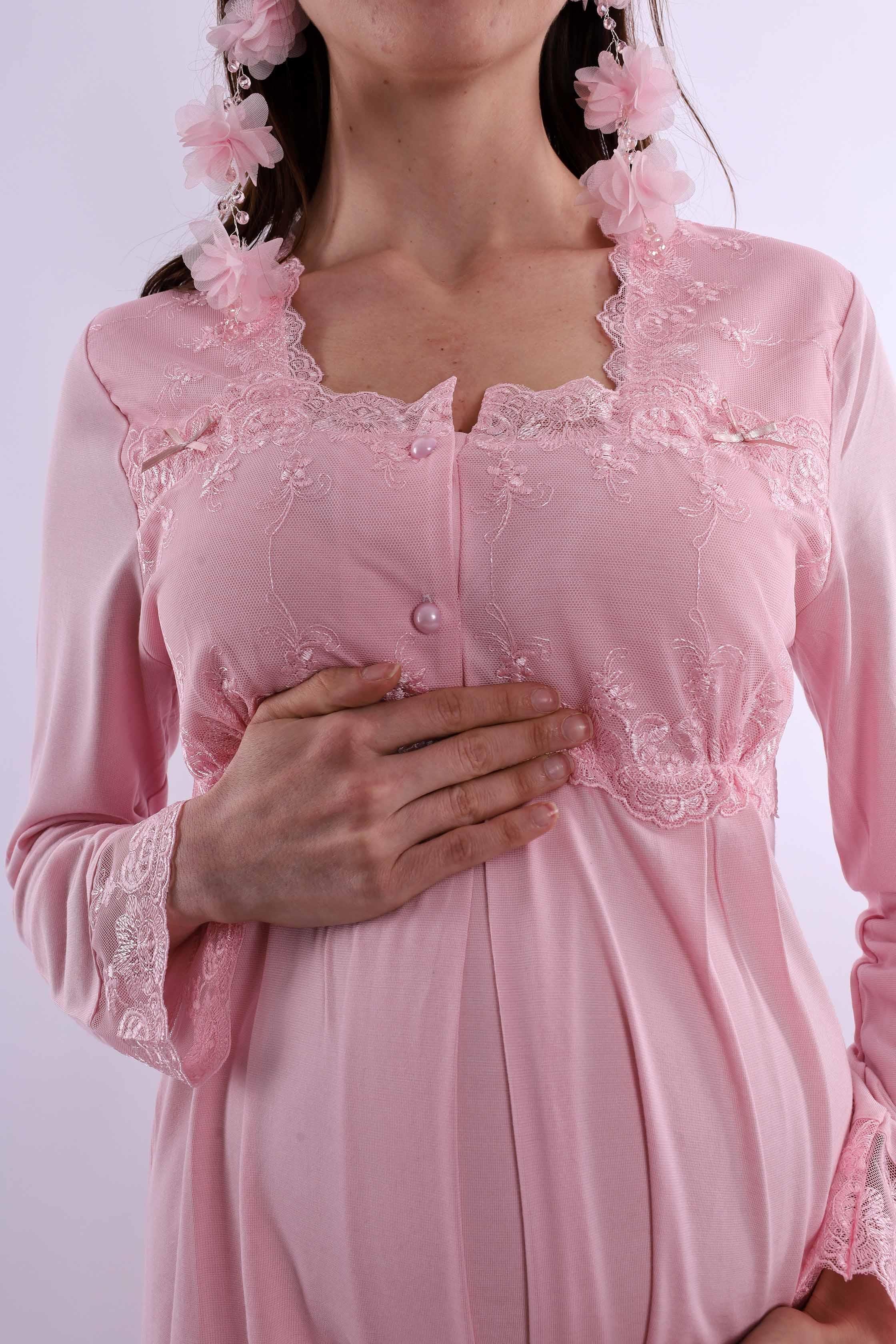 Effortt Pembe Hamile Lohusa Pijama Takımı BYL224032