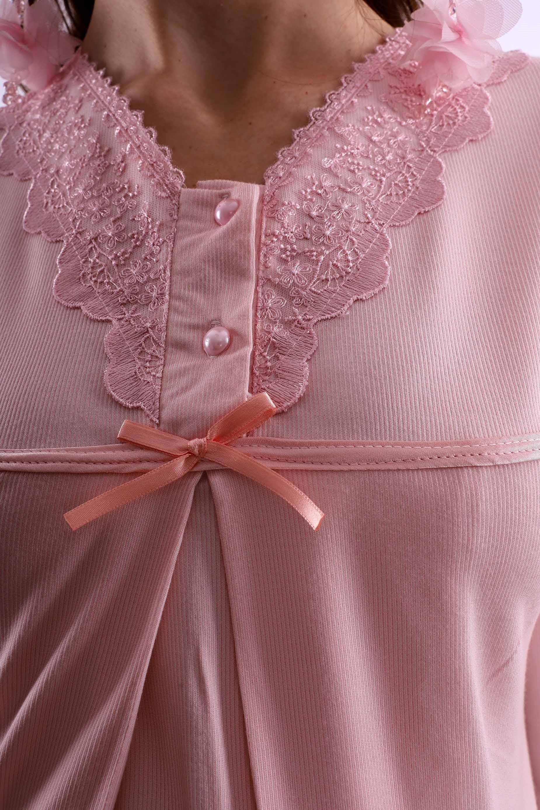 Effortt Pembe Hamile Lohusa Pijama Takımı BYL240322