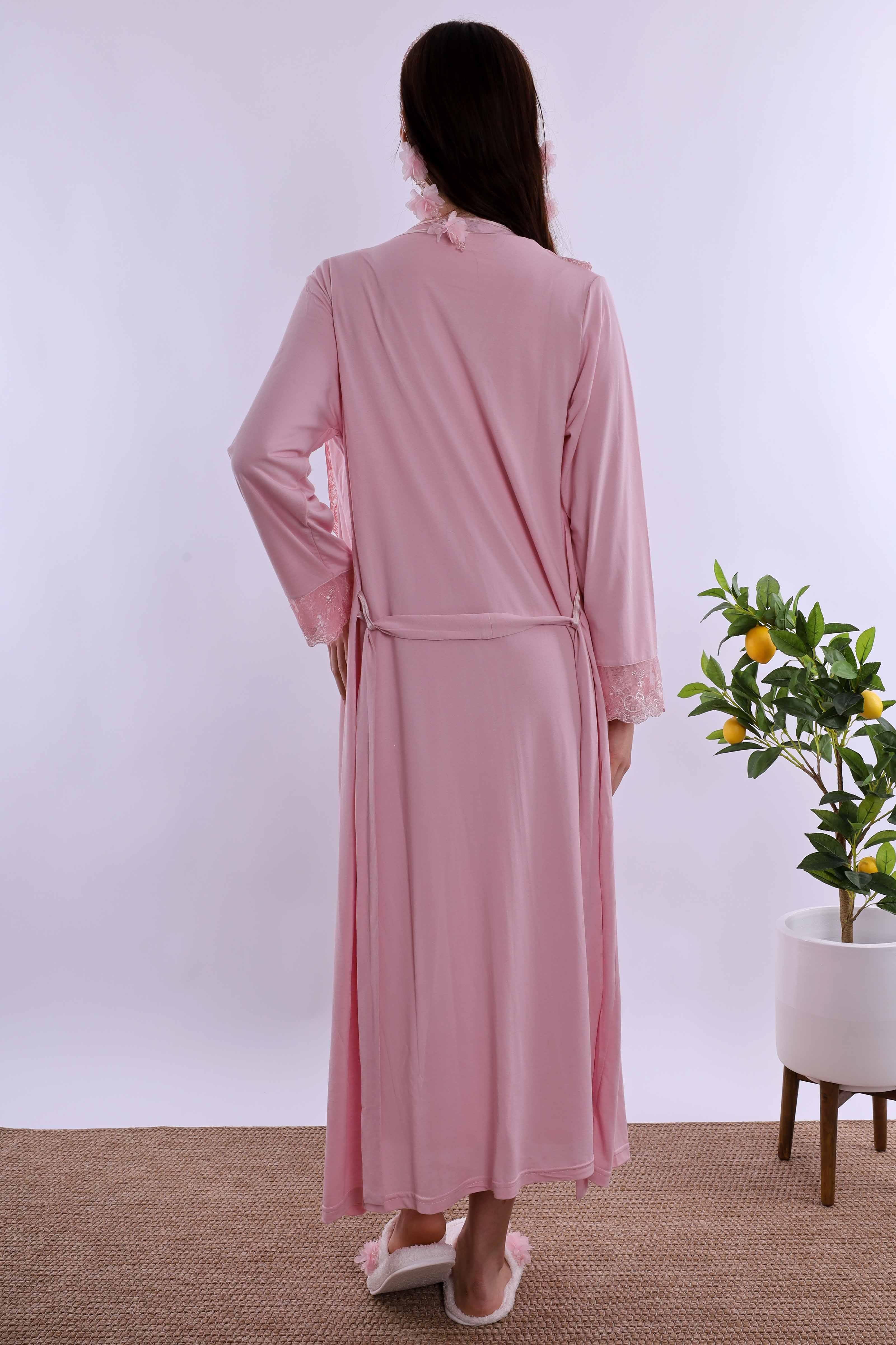 Effortt Pembe Hamile Lohusa Set BYL224052