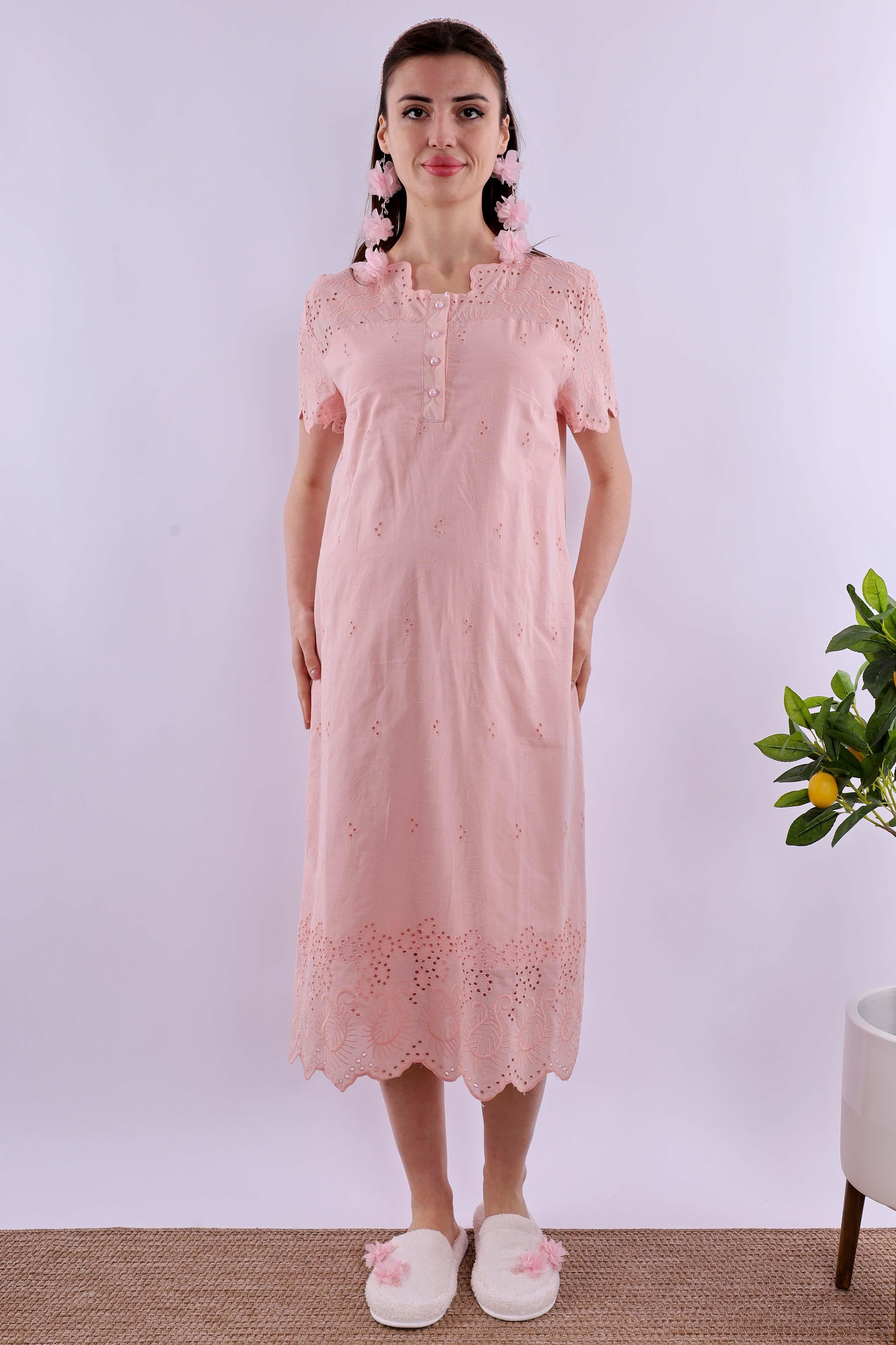 Effortt Pudra Fistolu Hamile Lohusa Gecelik BYL290232