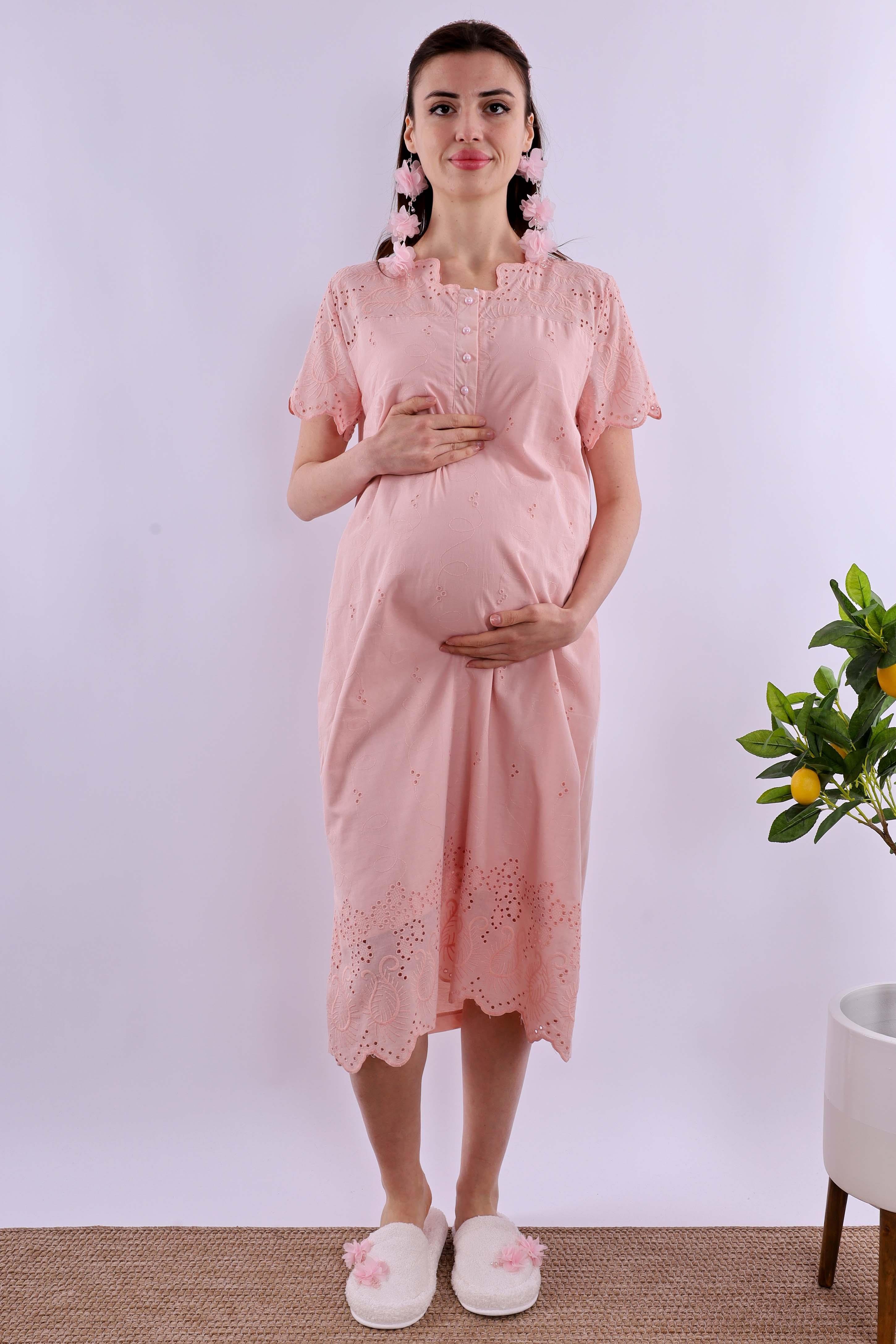 Effortt Pudra Fistolu Hamile Lohusa Gecelik BYL290232