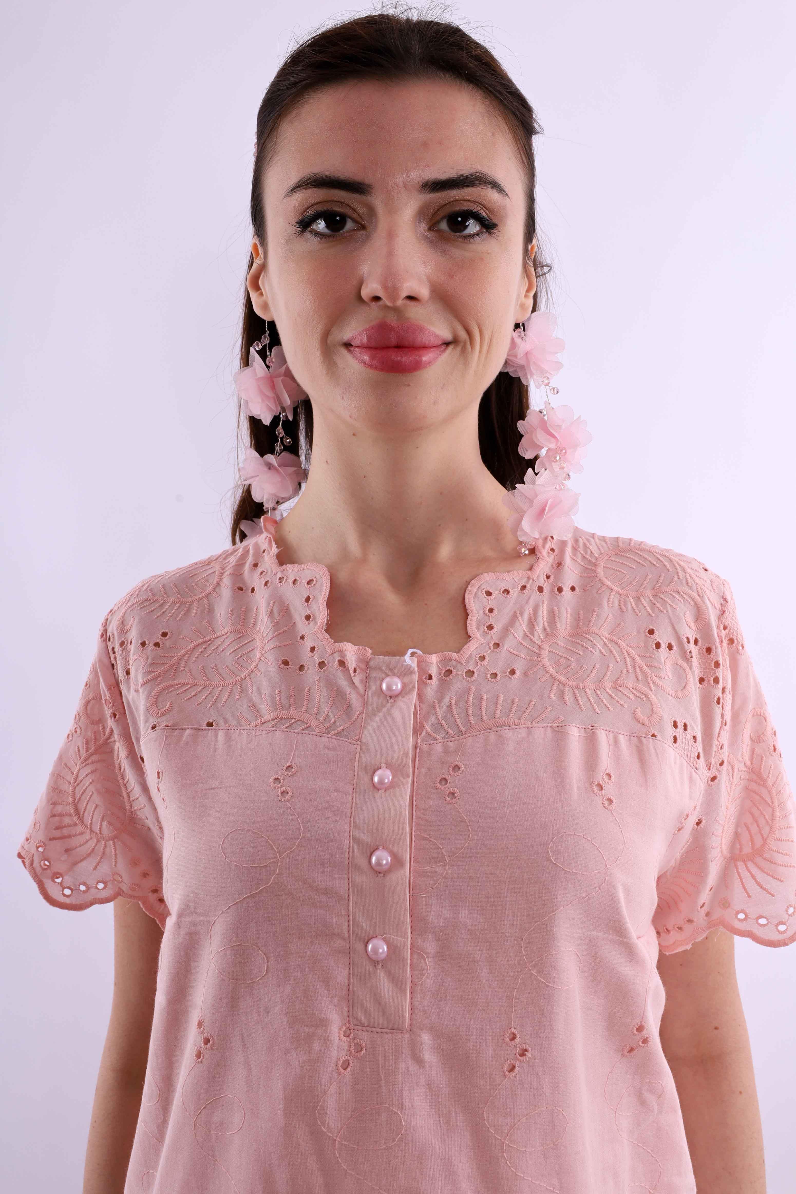 Effortt Pudra Fistolu Hamile Lohusa Gecelik BYL290232