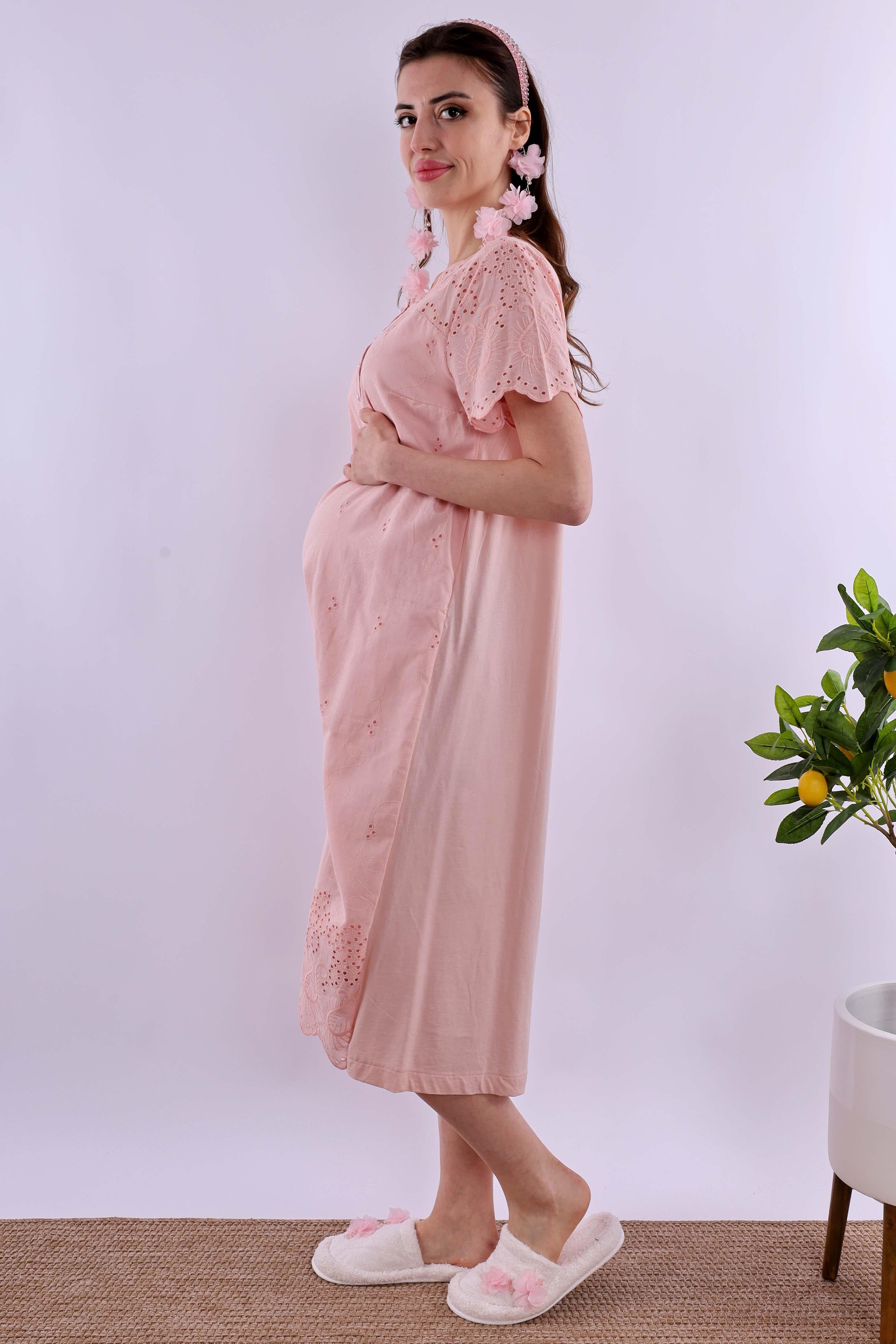 Effortt Pudra Fistolu Hamile Lohusa Gecelik BYL290232