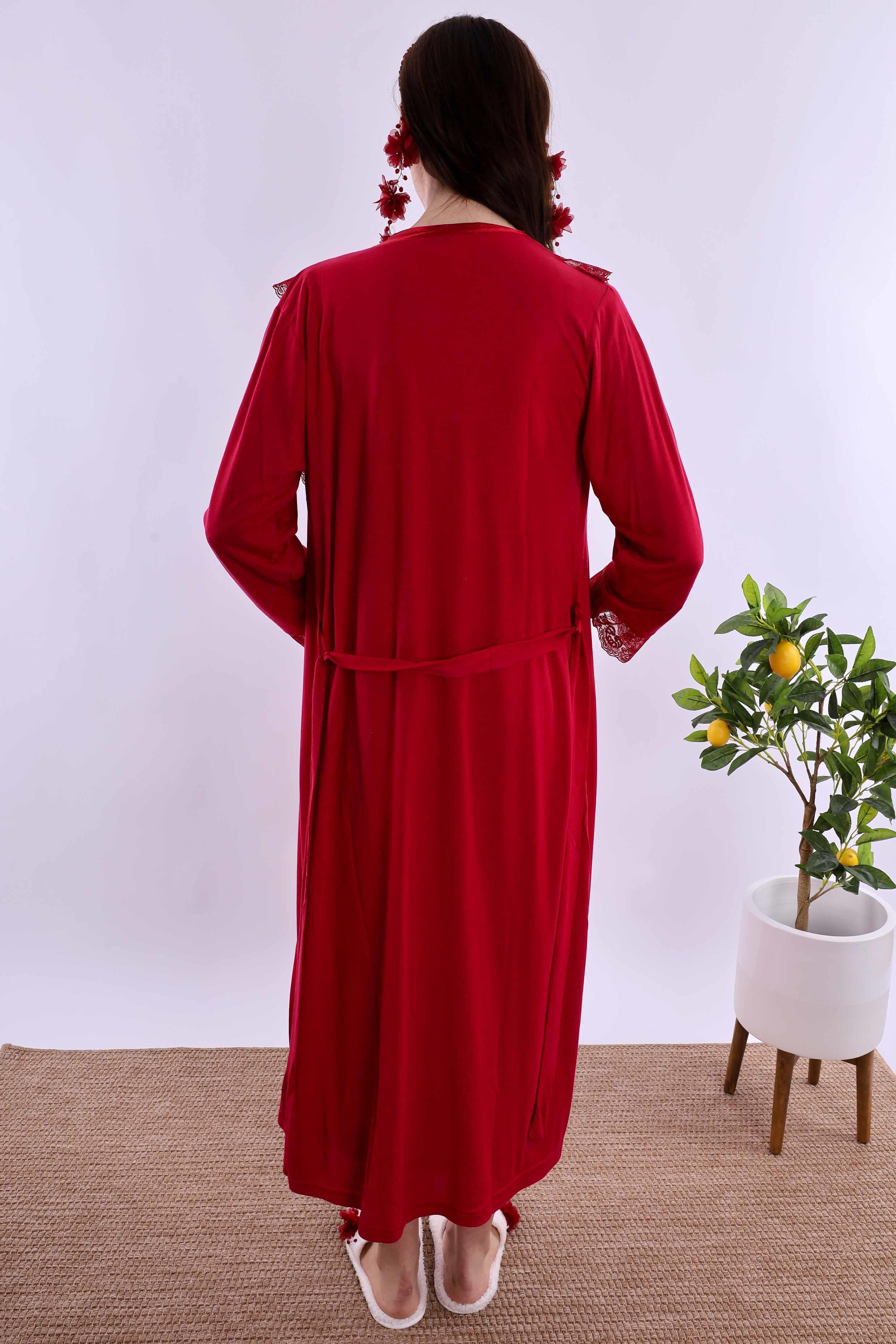 Effortt Vişne Hamile Lohusa Set BYL224052