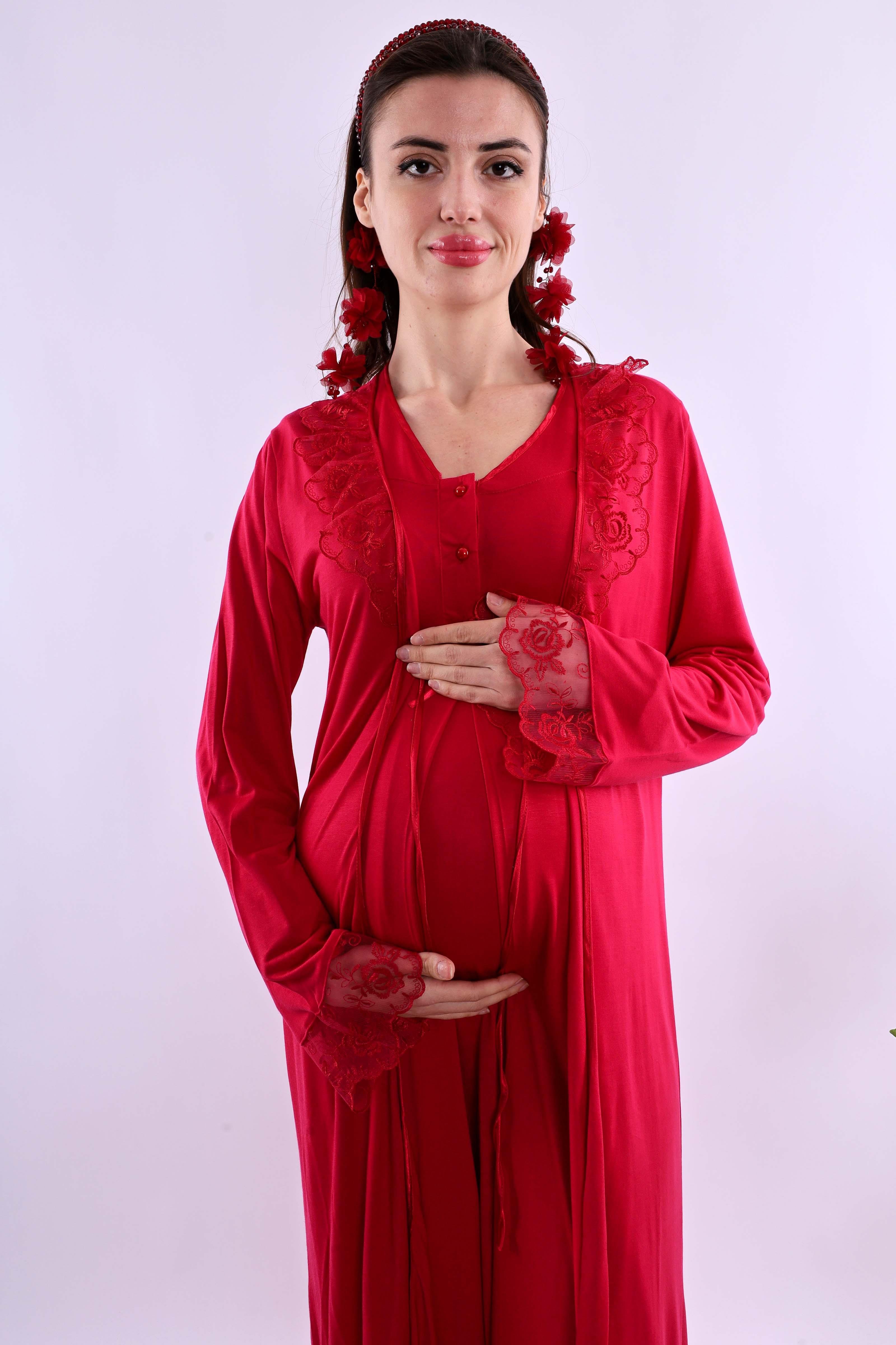 Effortt Vişne Hamile Lohusa Set BYL224262