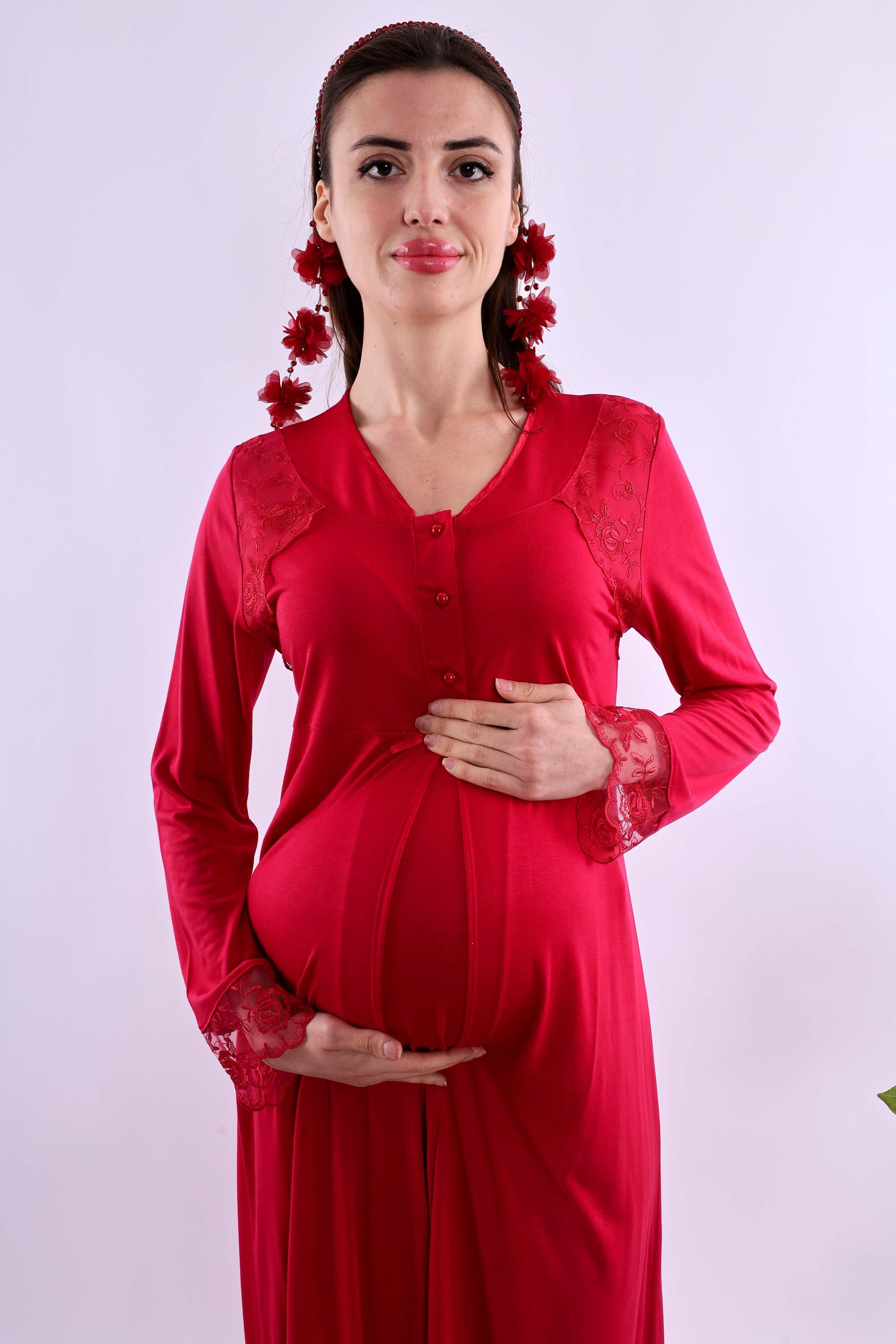 Effortt Vişne Hamile Lohusa Set BYL224262