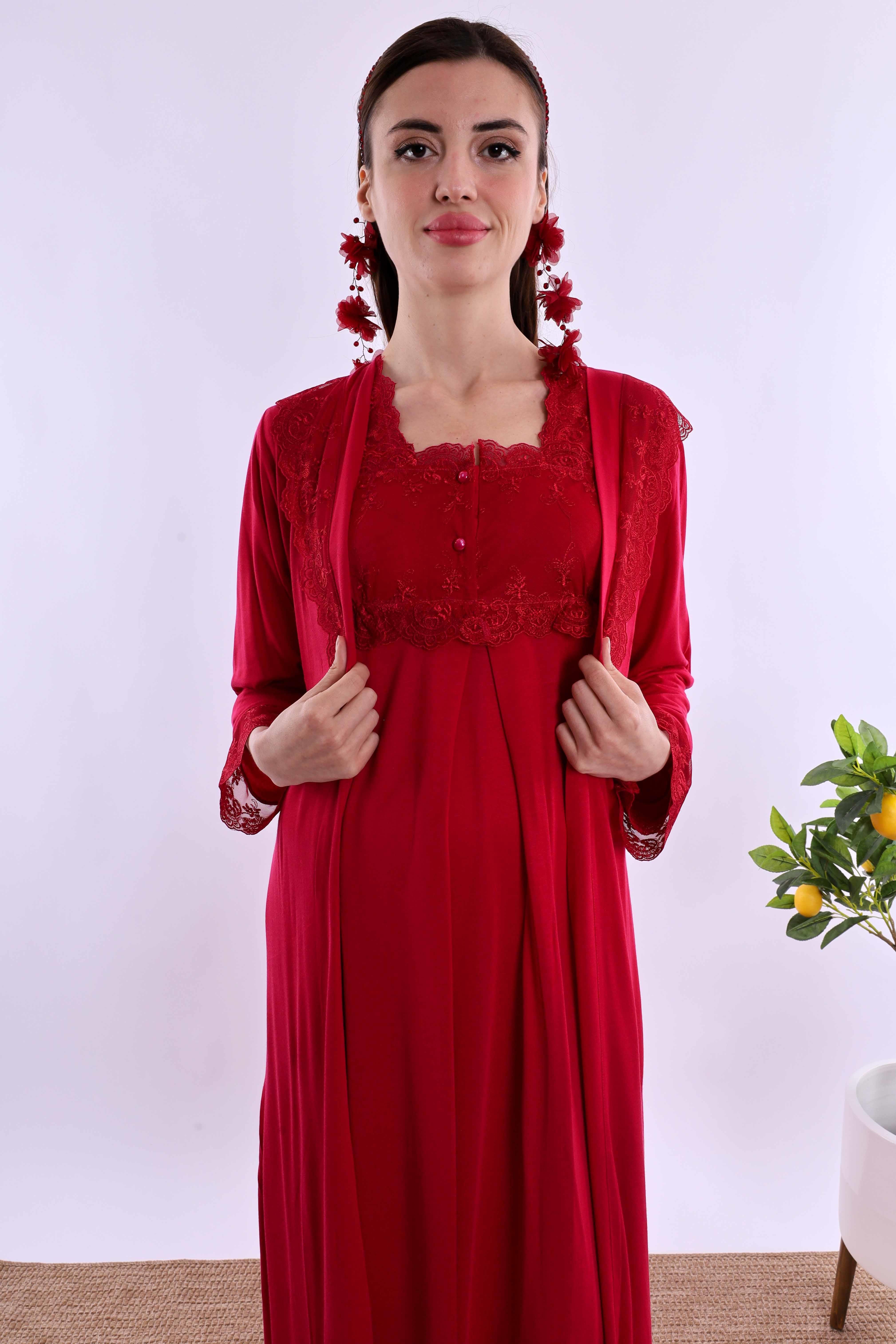 Effortt Vişne Hamile Lohusa Set BYL224052