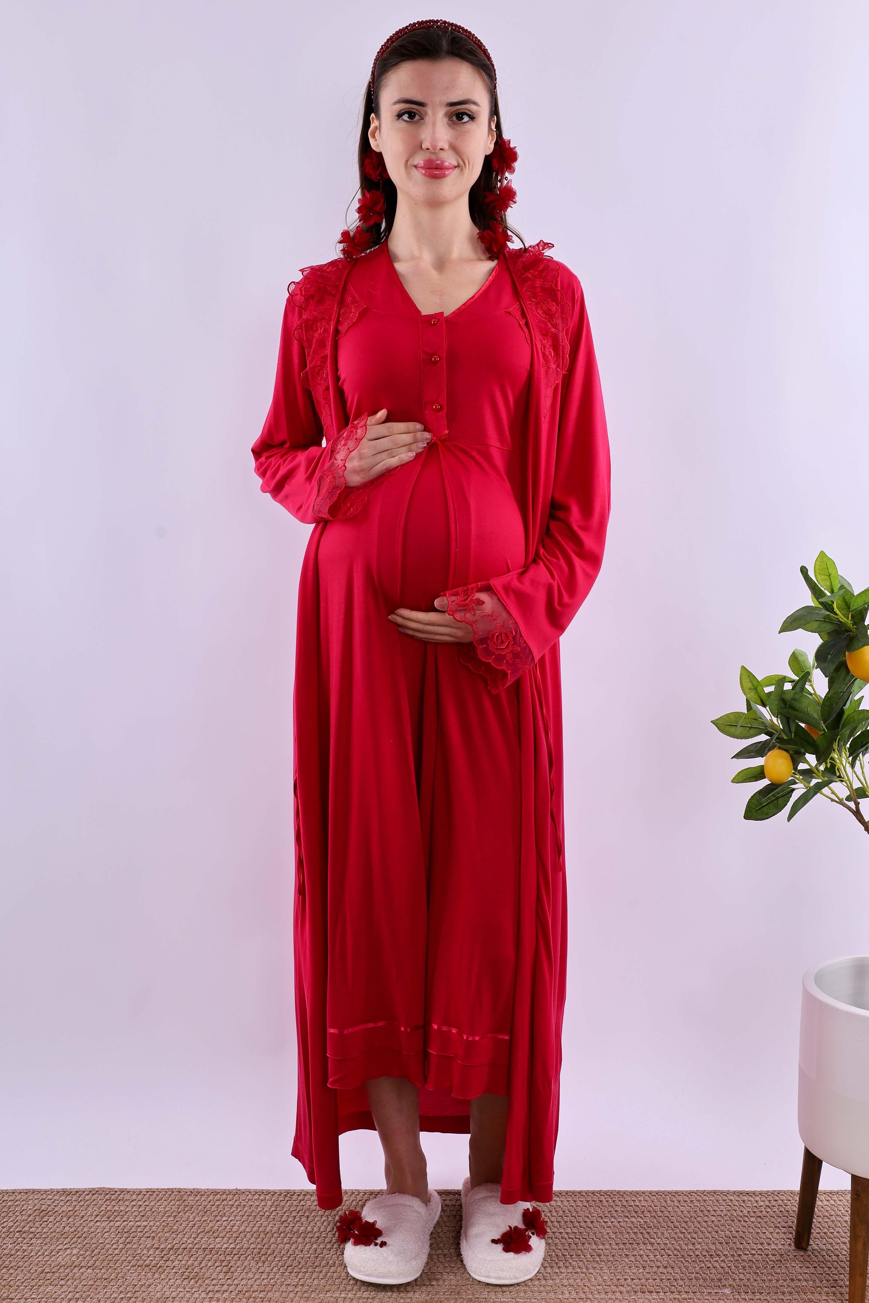 Effortt Vişne Hamile Lohusa Set BYL280262