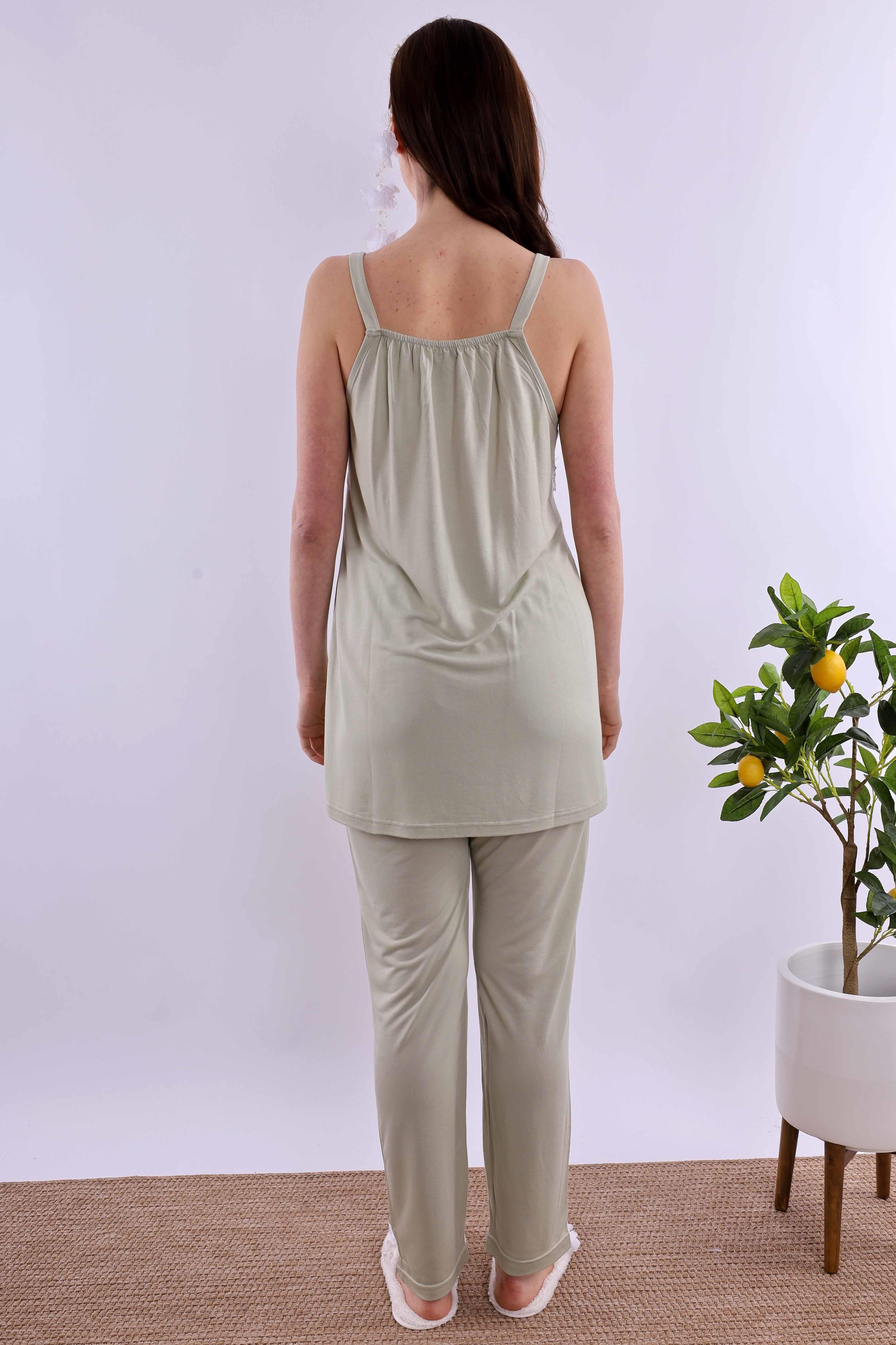 Effortt Yeşil Hamile Lohusa Set BYL290362