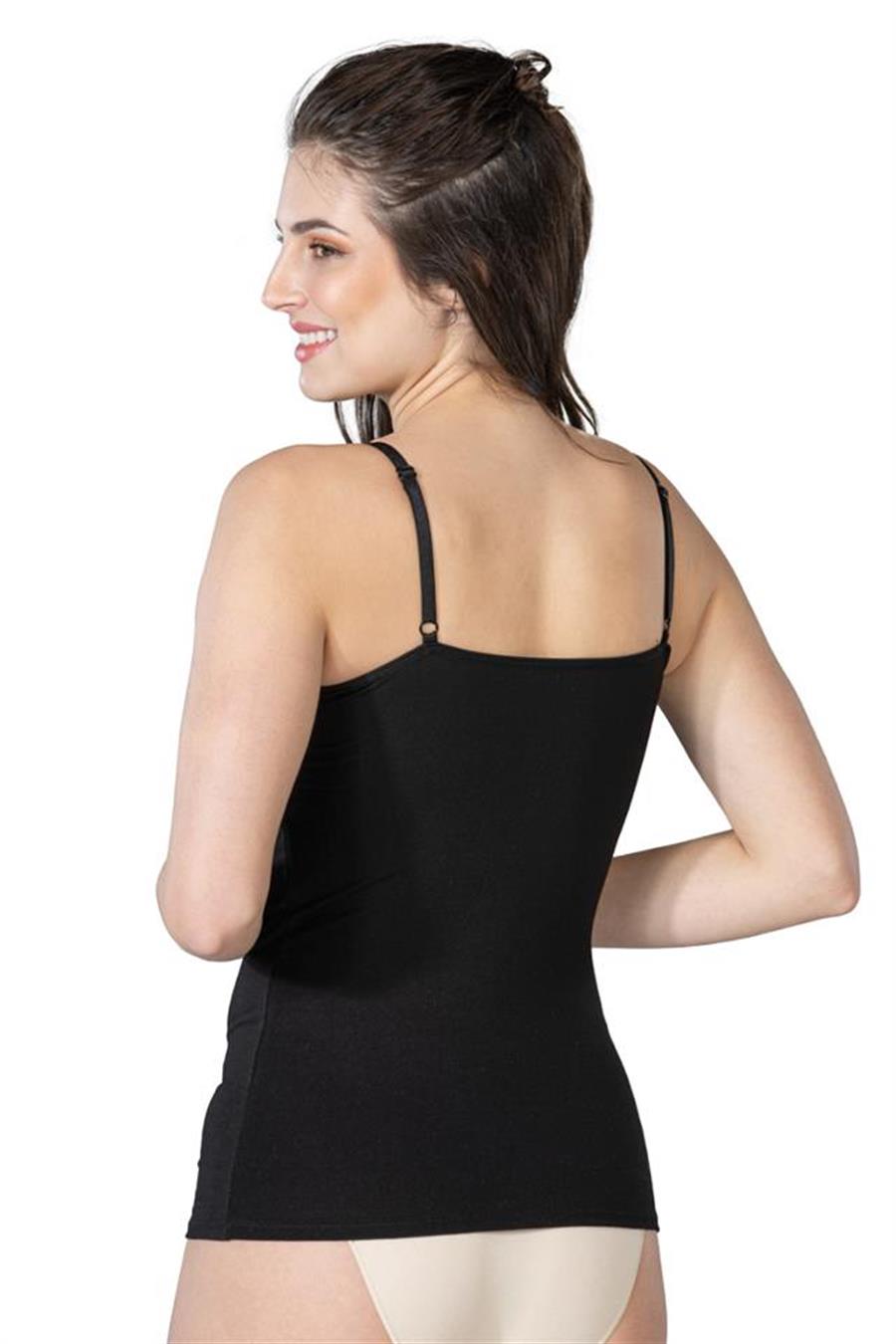 Emay 1414 Siyah Modal Cotton Emzirme Atlet