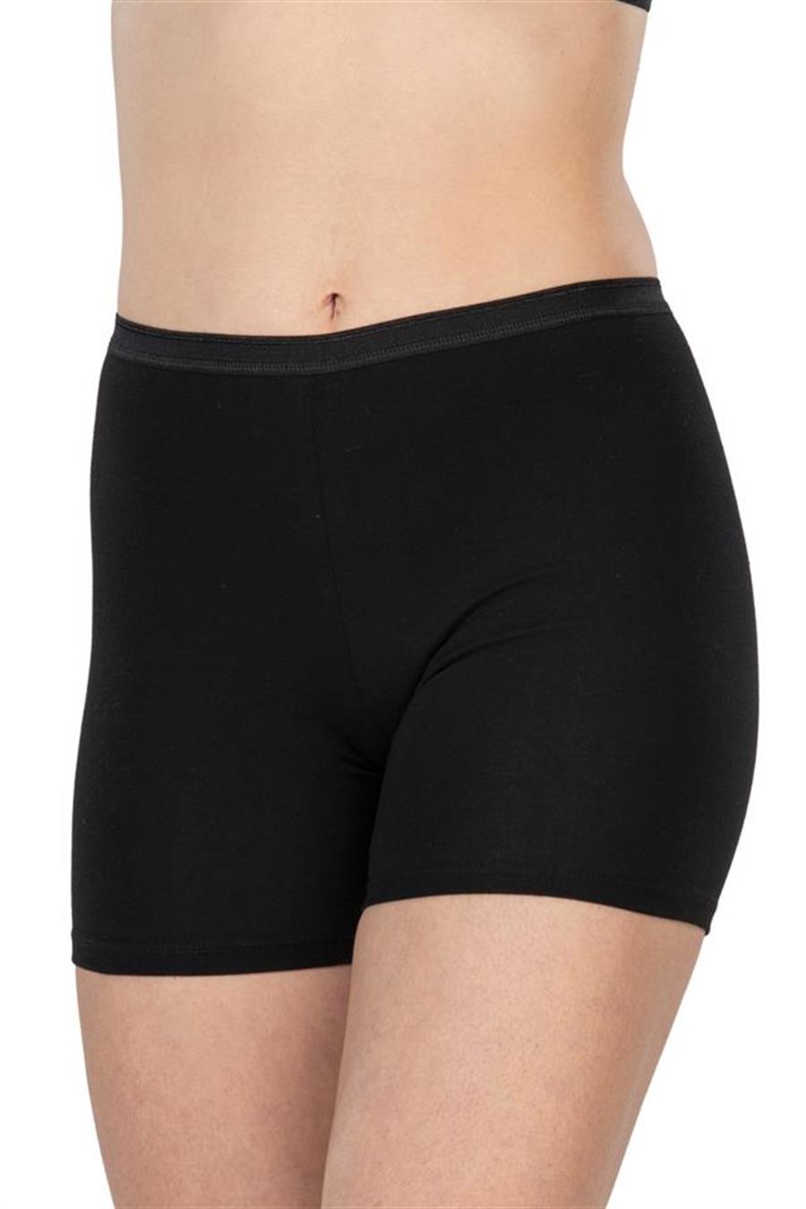 Emay 1430 Siyah Modal Cotton Mini Tayt