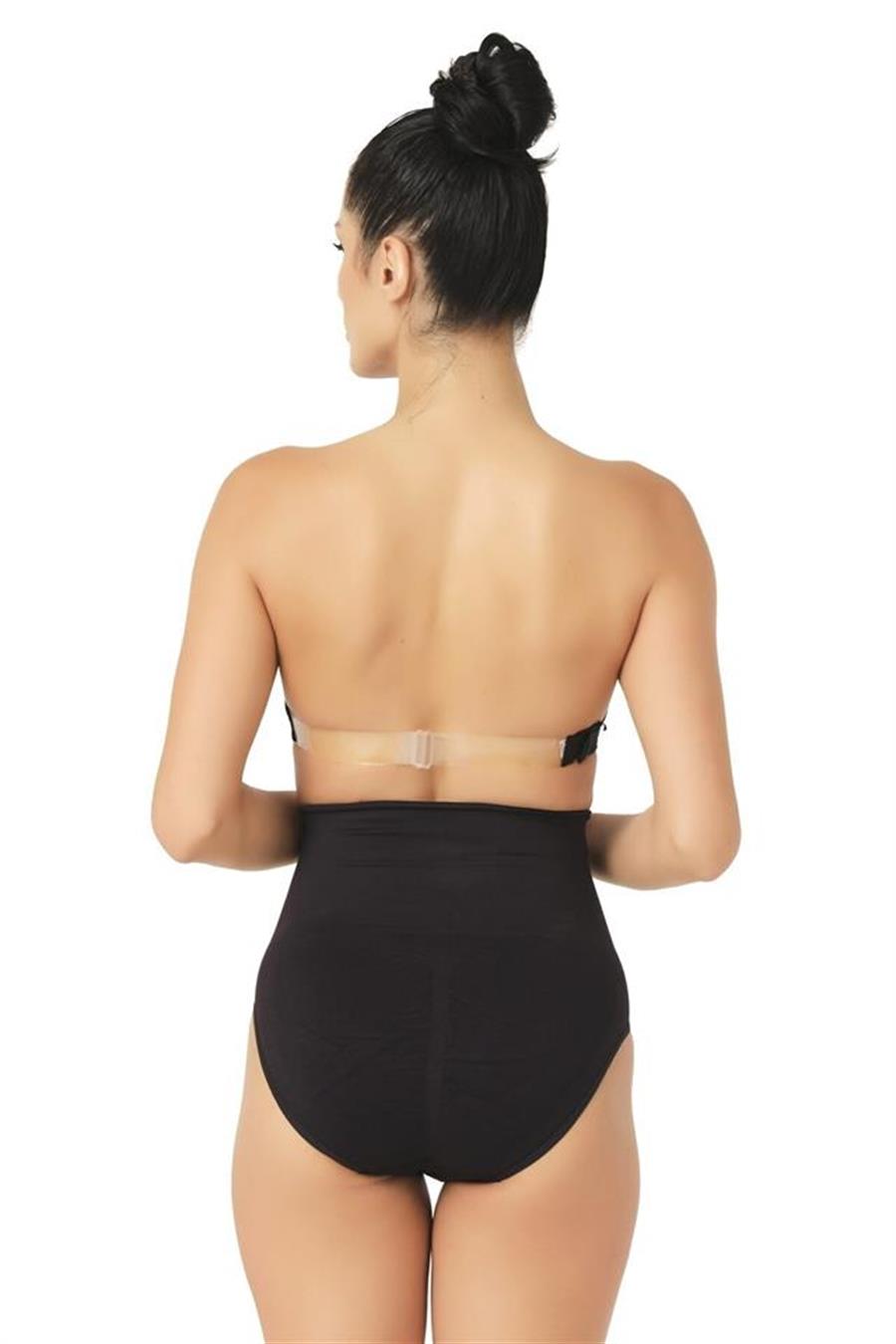 Emay 2021 Siyah Double Düşük Bel Slip Korse