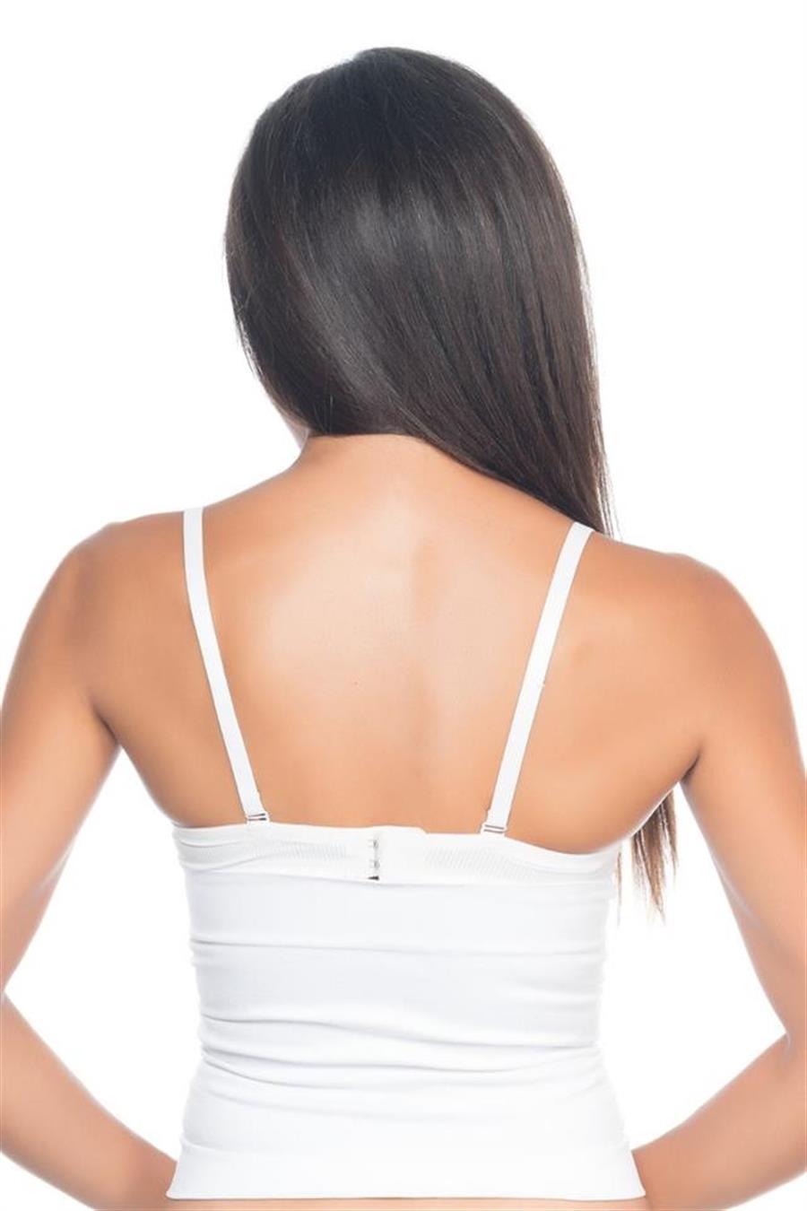 Emay 2026 Beyaz Agraflı Korse