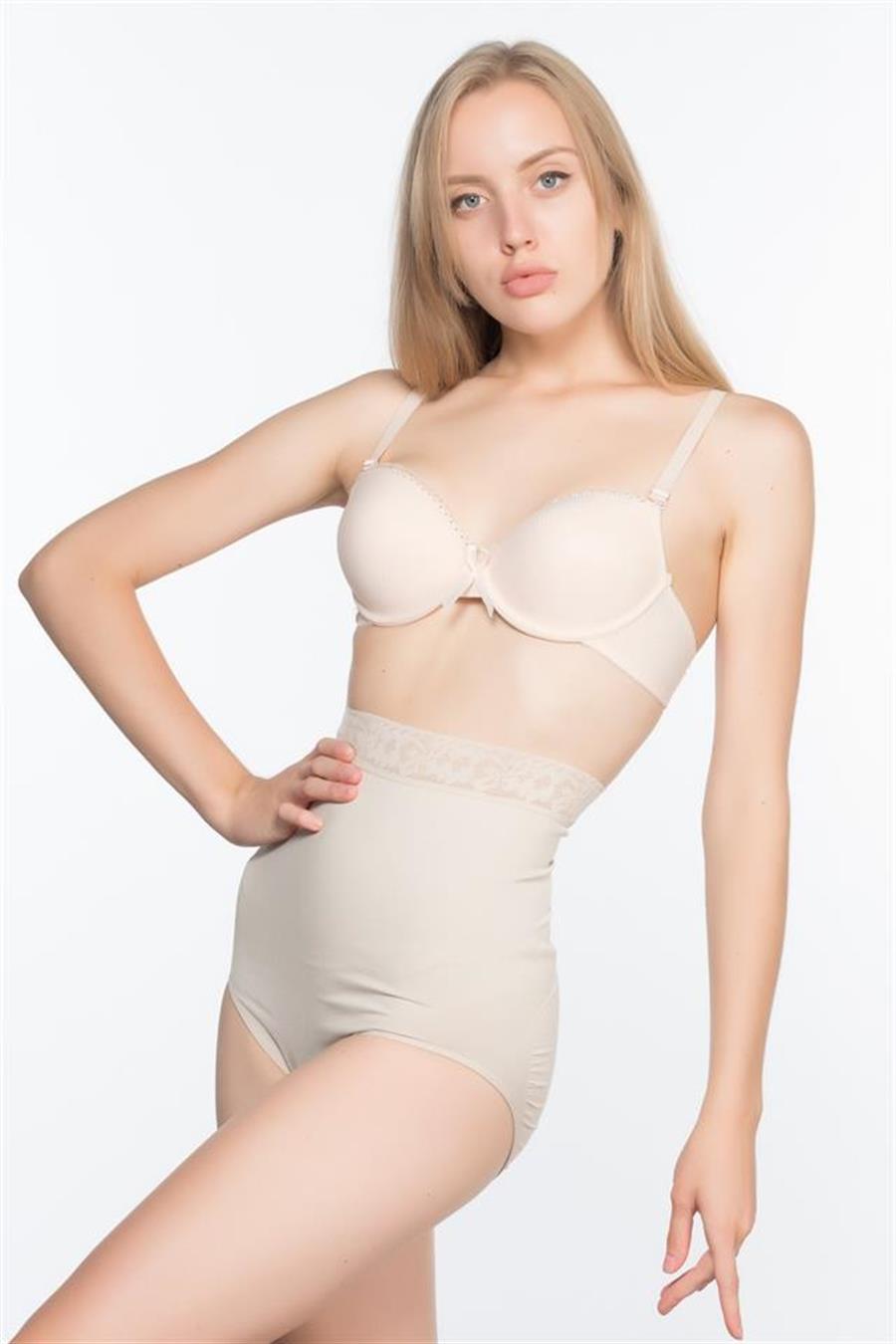 Emay 2028 Ten Yüksek Bel Slip Korse