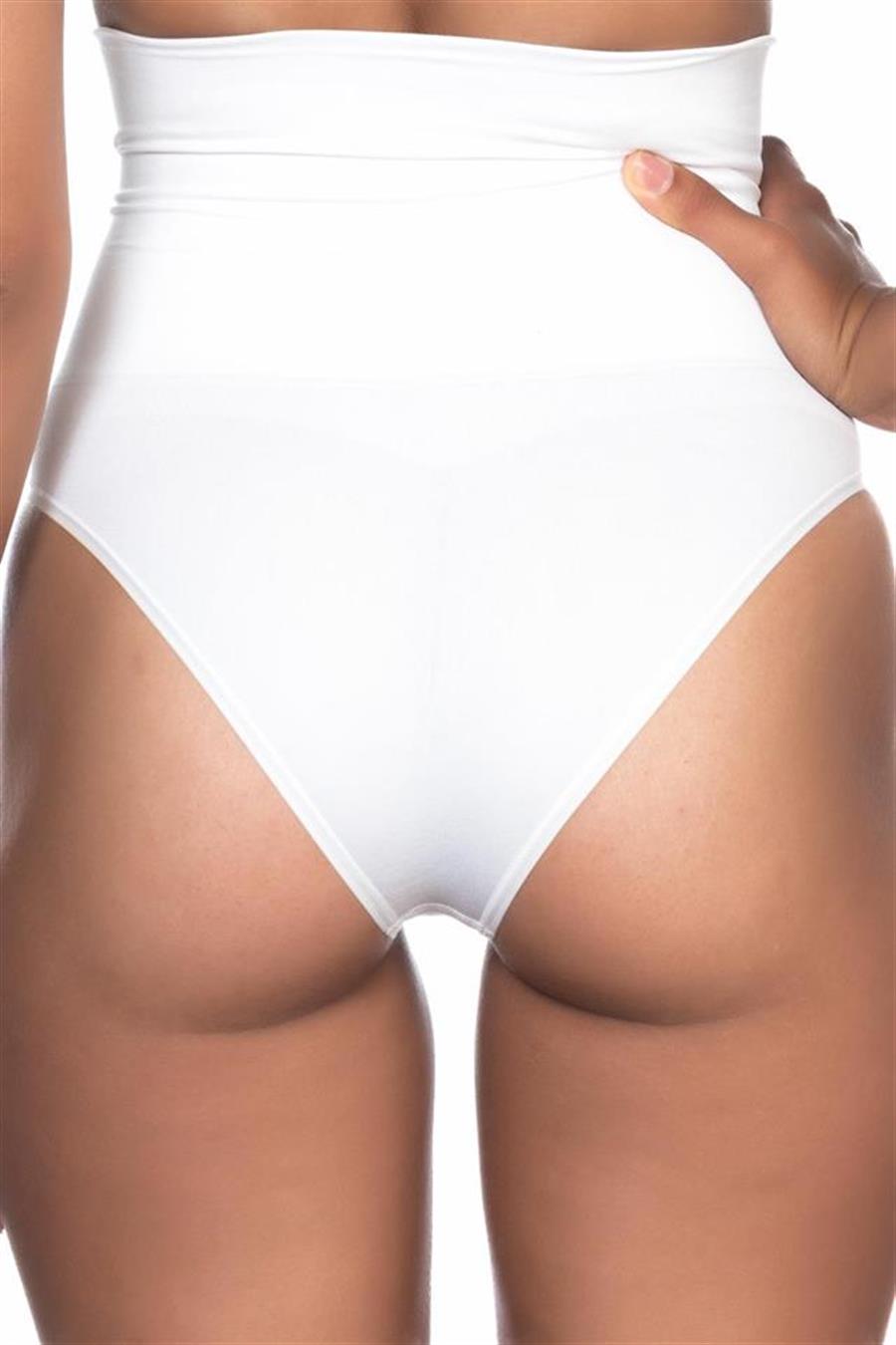 Emay 2039 Beyaz Double Brazil Korse