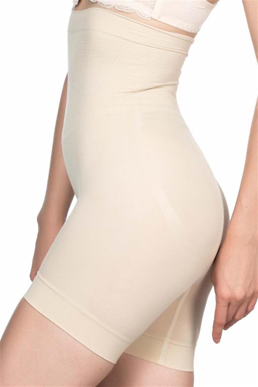 Emay 2056 Ten Yüksek Bel Masajlı Uzun Paça Korse