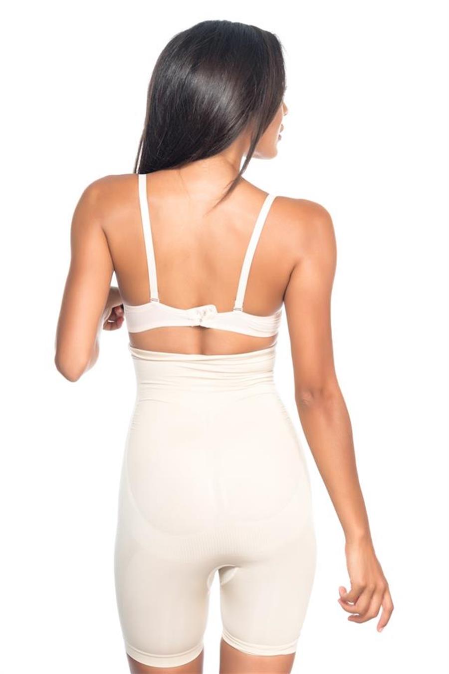 Emay 2077 Ten Yüksek Bel Desenli Paçalı Korse