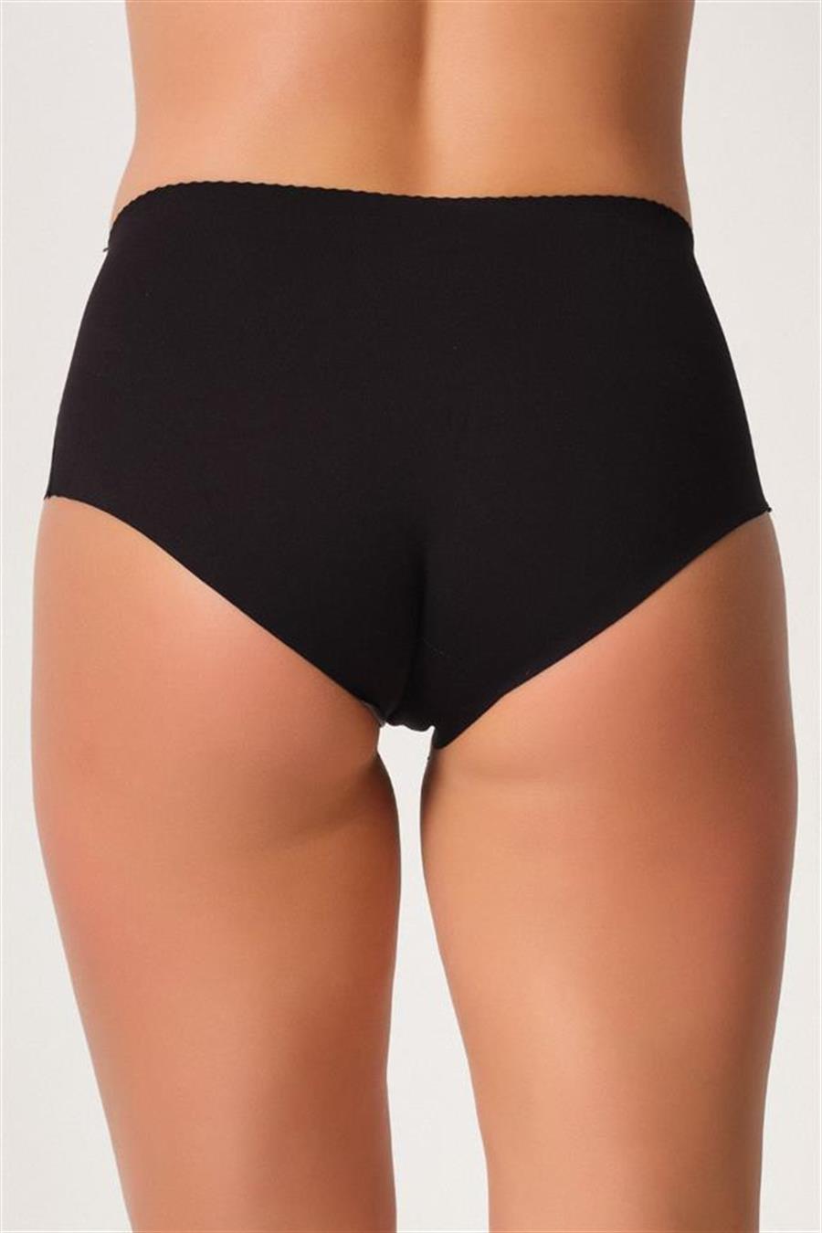 Emay 2702 Siyah Lazer Mama Slip Korse