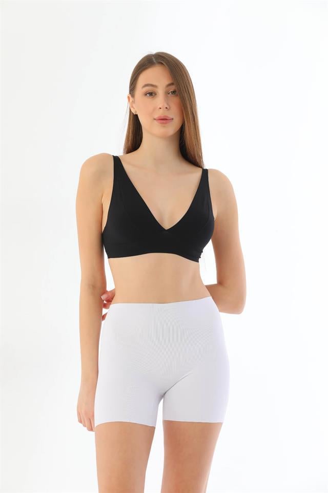 Emay 2703 Beyaz Lazer Kesim Boxer