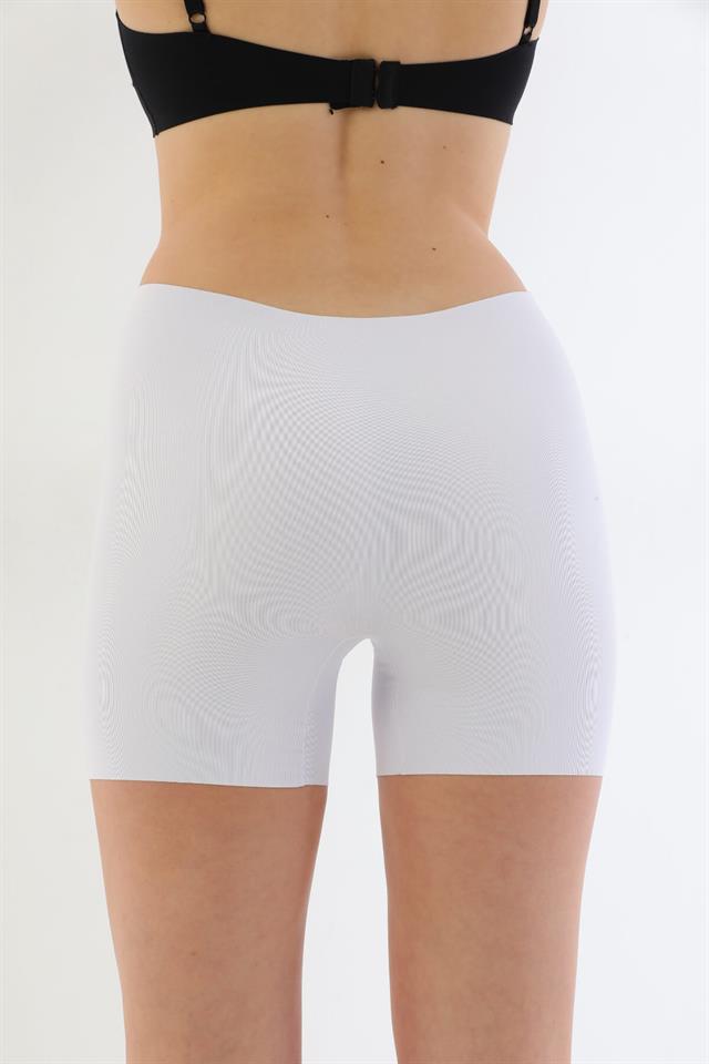 Emay 2703 Beyaz Lazer Kesim Boxer