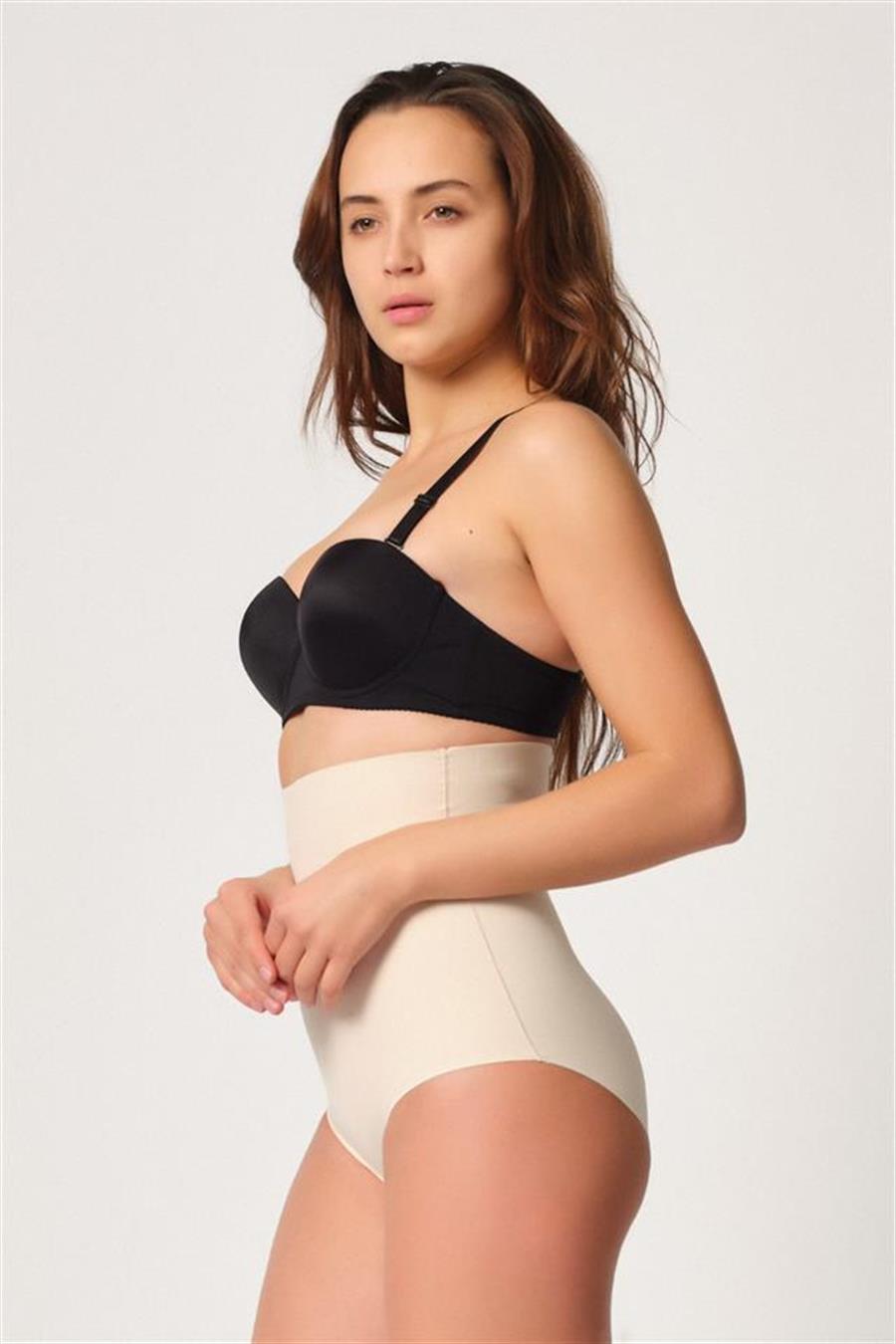 Emay 2708 Ten Lazer Yüksek Bel Slip Korse