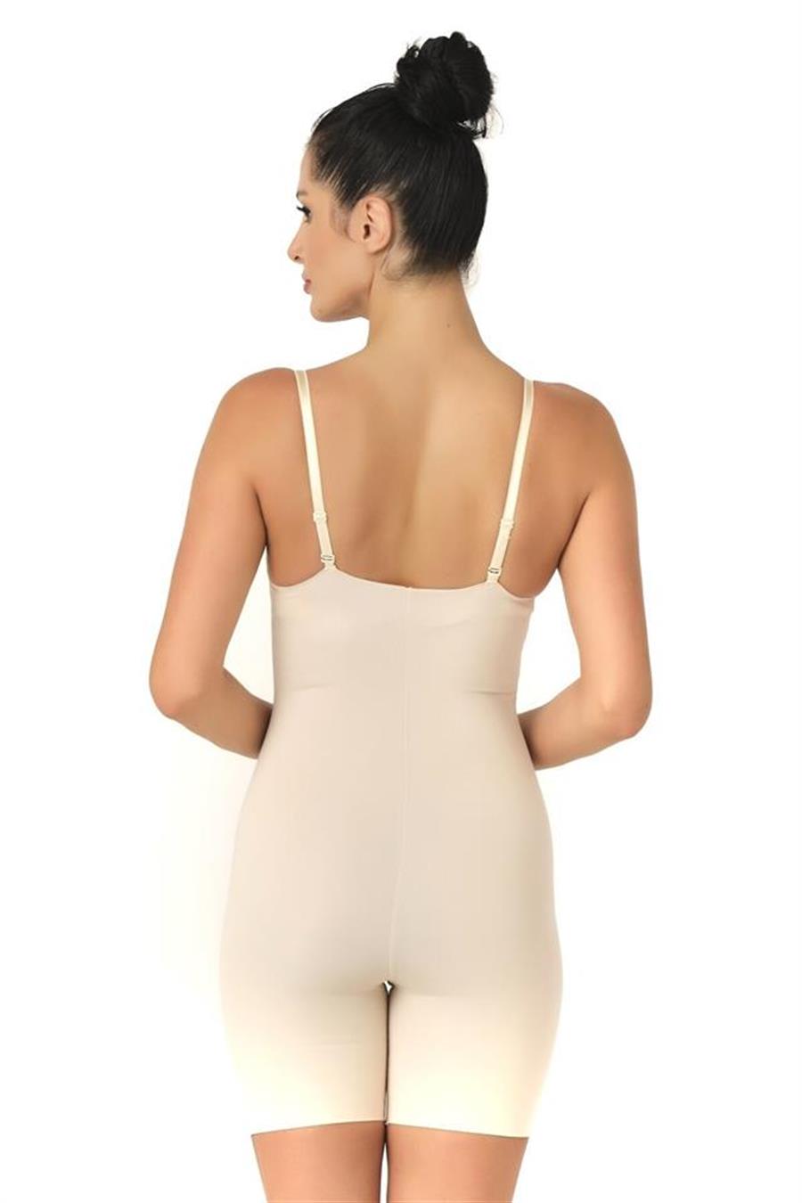 Emay 2758 Ten Lazer Kesim Göğsü Açık Boxer Korse