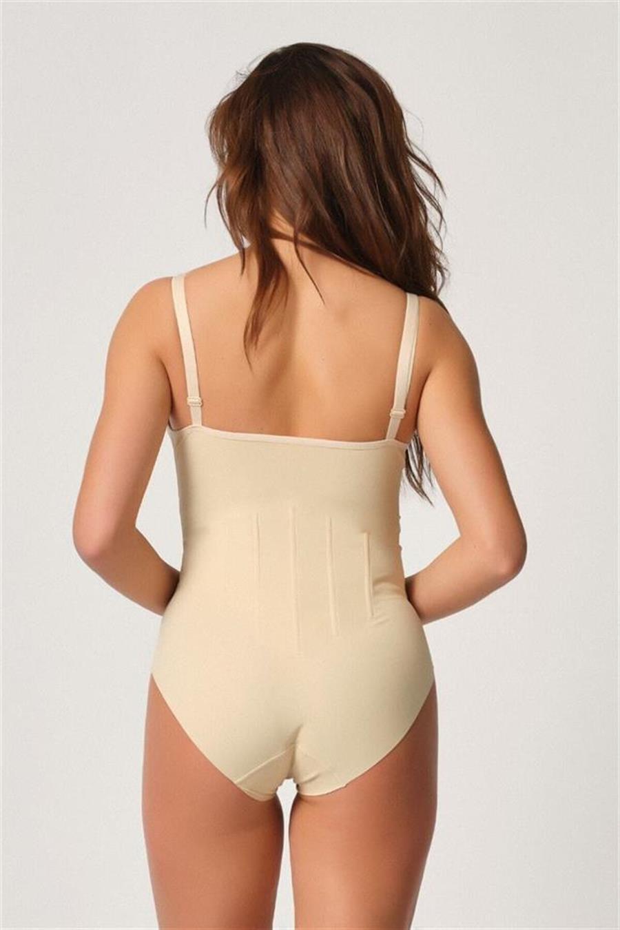 Emay 2944 Ten Sırt Balenli Emzirme Slip Boy Lazer Korse