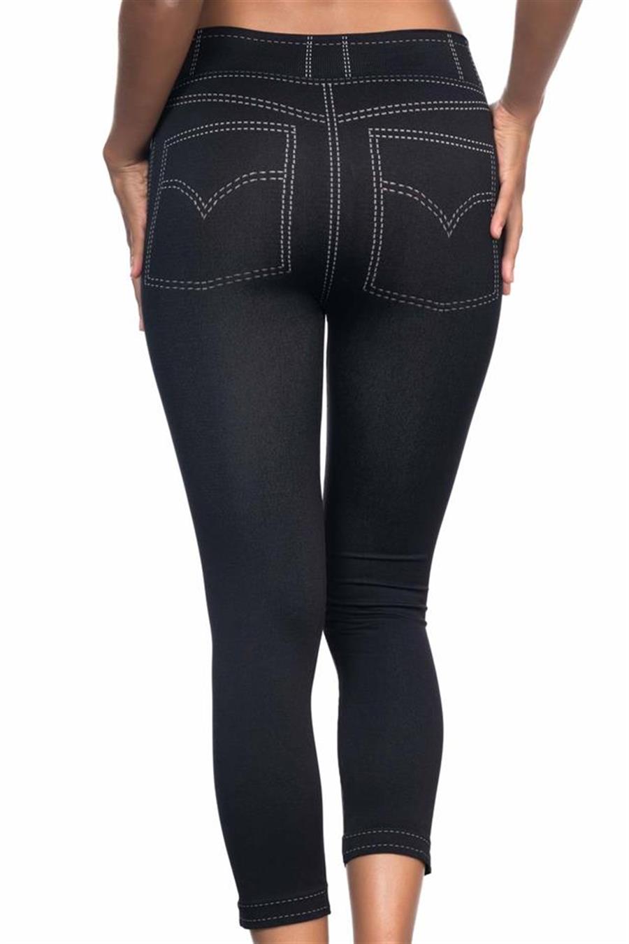 Emay 3801 Siyah Soft Kot Tayt