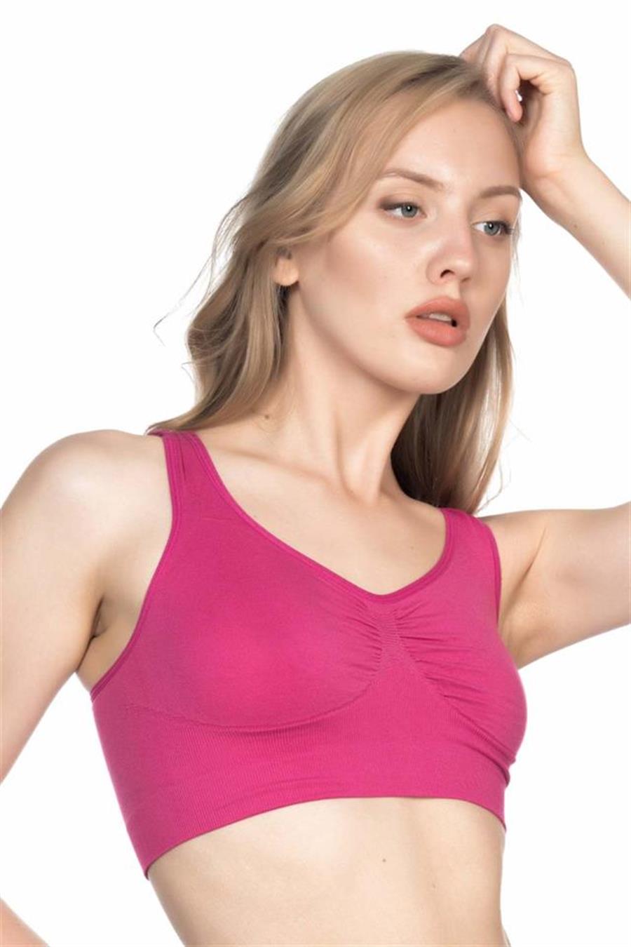 Emay 4001 Mürdüm Soft Sporcu Büstiyer