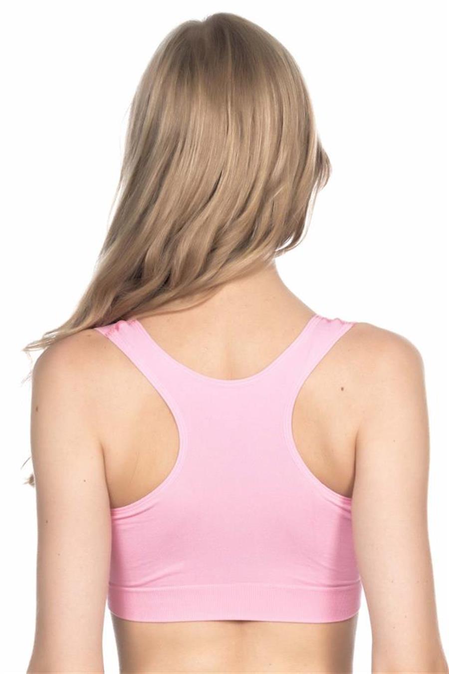 Emay 4001 Pembe Soft Sporcu Büstiyer