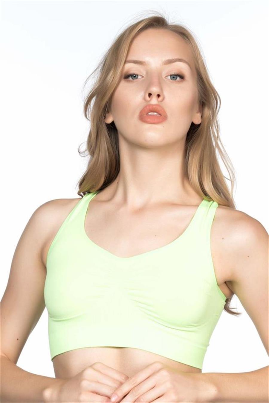 Emay 4001 Yeşil Soft Sporcu Büstiyer