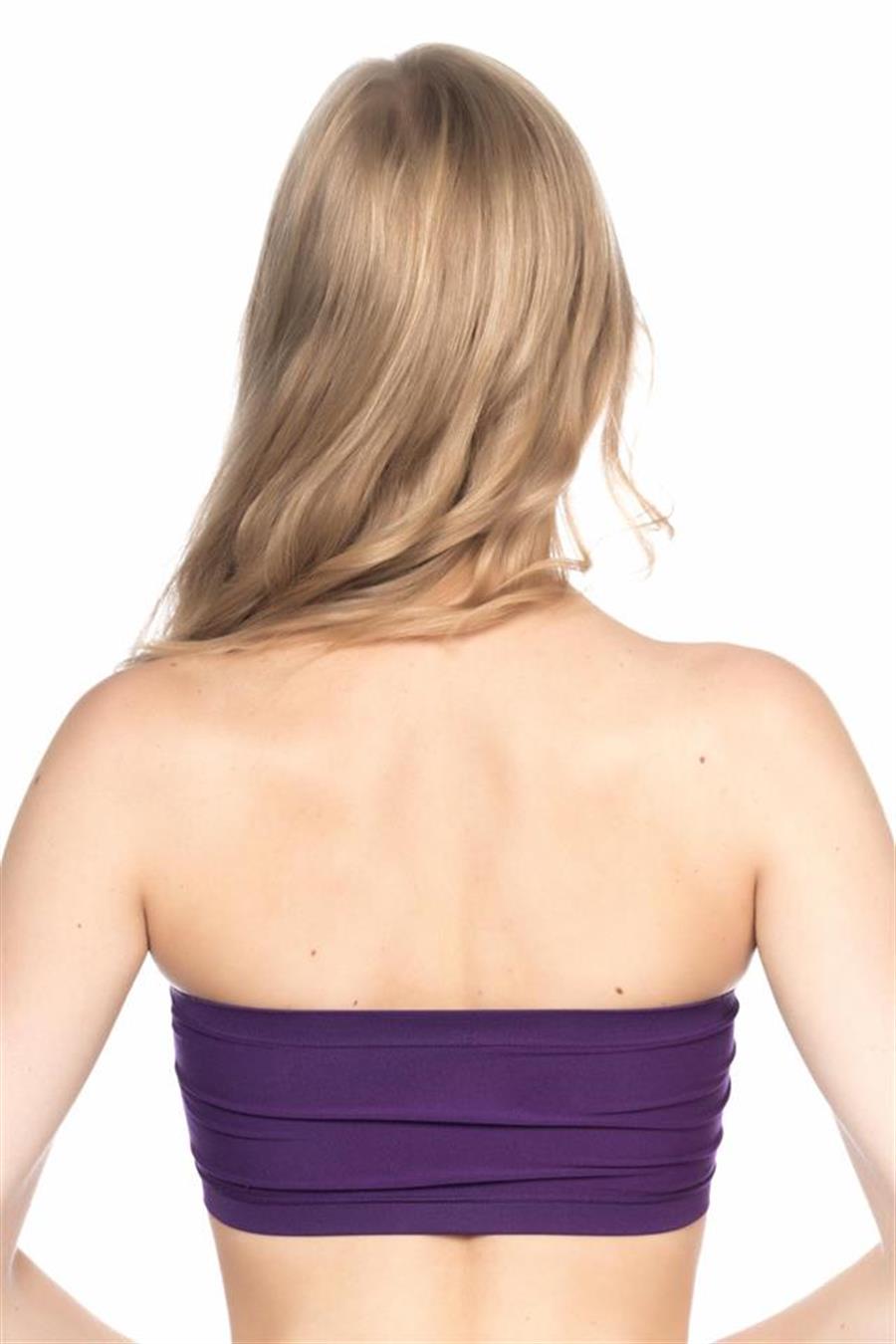 Emay 4002 Mor Soft Straplez Büstiyer