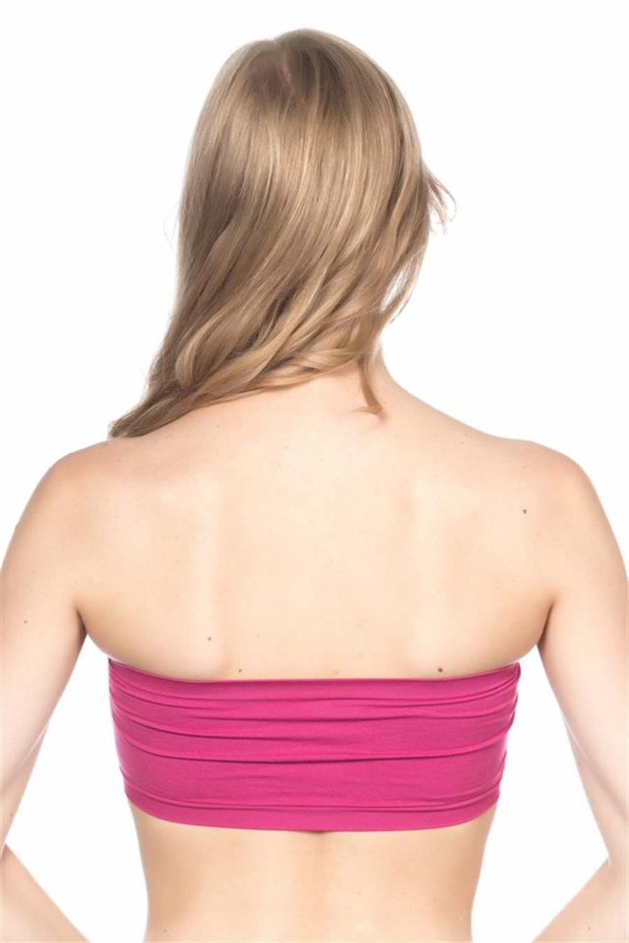 Emay 4002 Mürdüm Soft Straplez Büstiyer