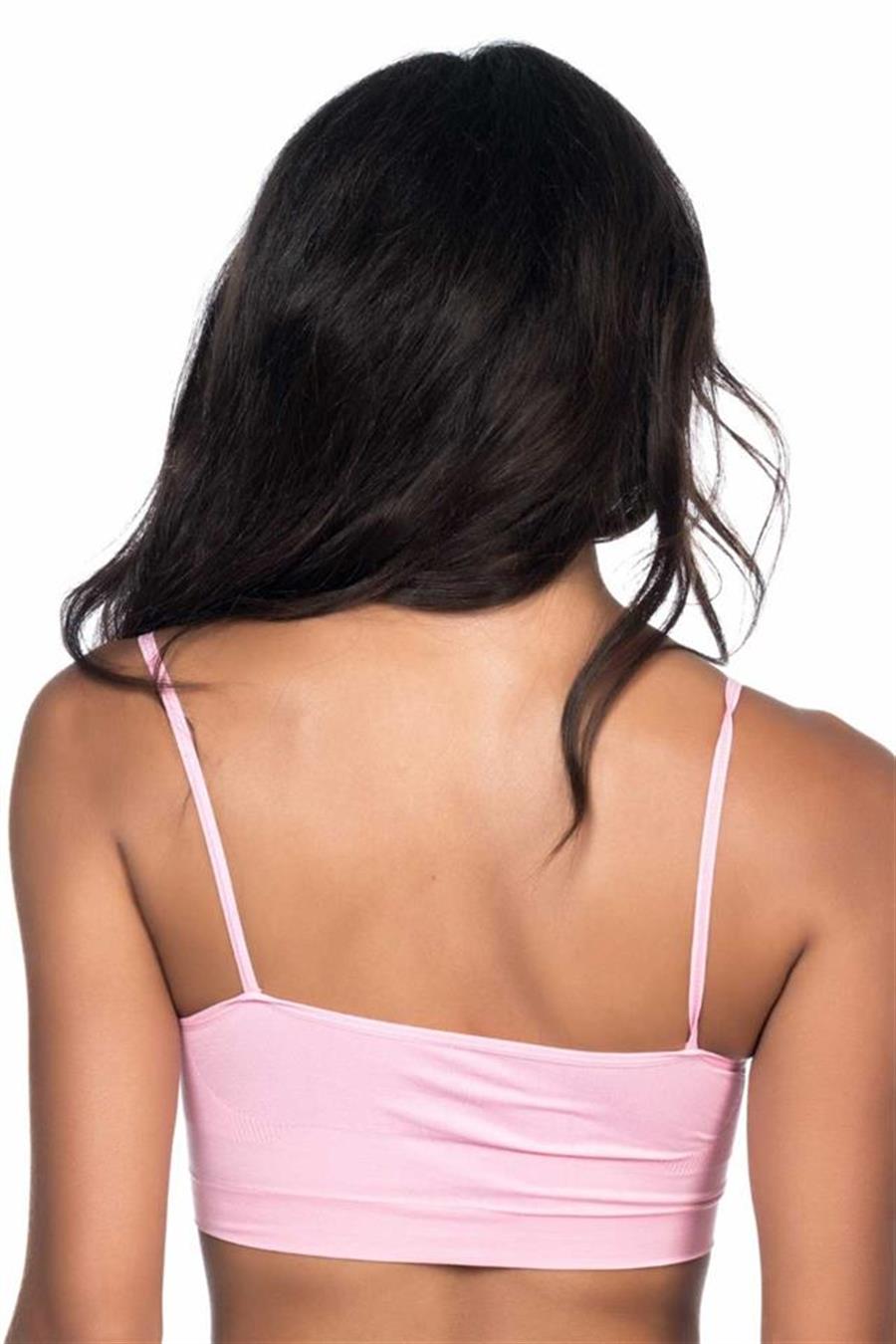 Emay 4003 Pembe Soft İp Askı Büstiyer