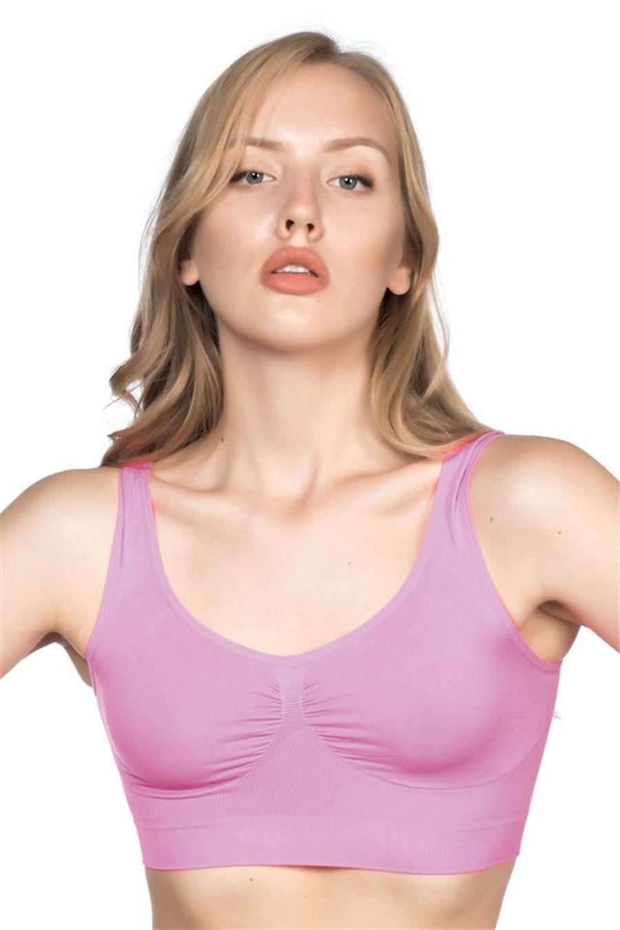 Emay 4005 Fuşya Soft Kalın Askı Büstiyer