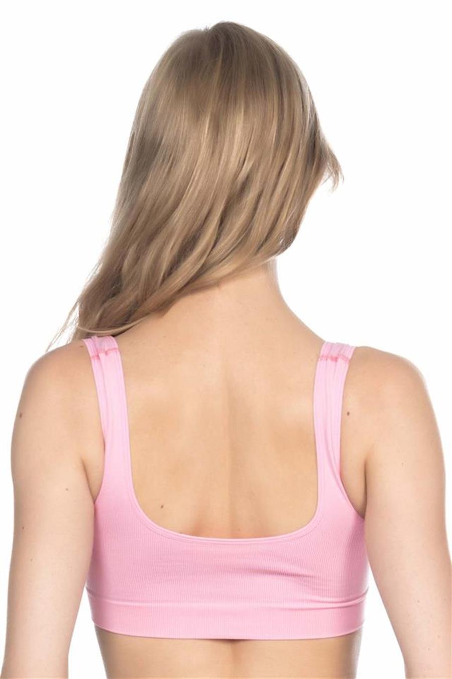 Emay 4005 Pembe Soft Kalın Askı Büstiyer