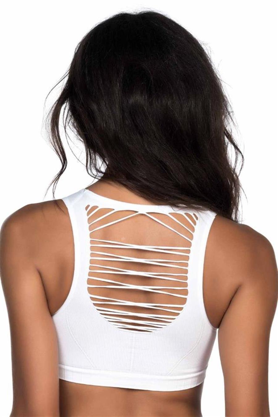 Emay 4051 Beyaz Dikişsiz Toparlayıcı Büstiyer